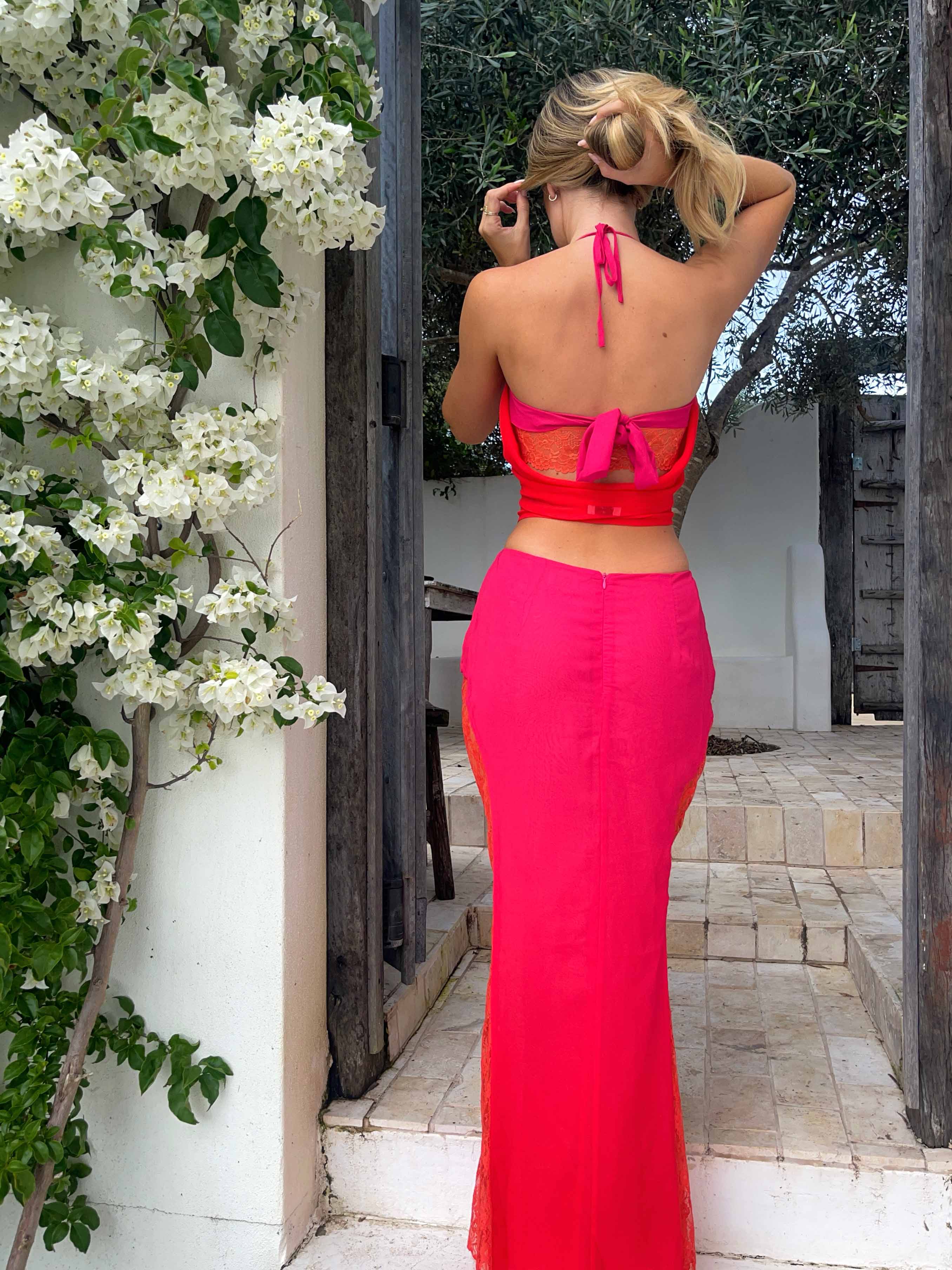 ANISTON MAXI SKIRT OMBRE