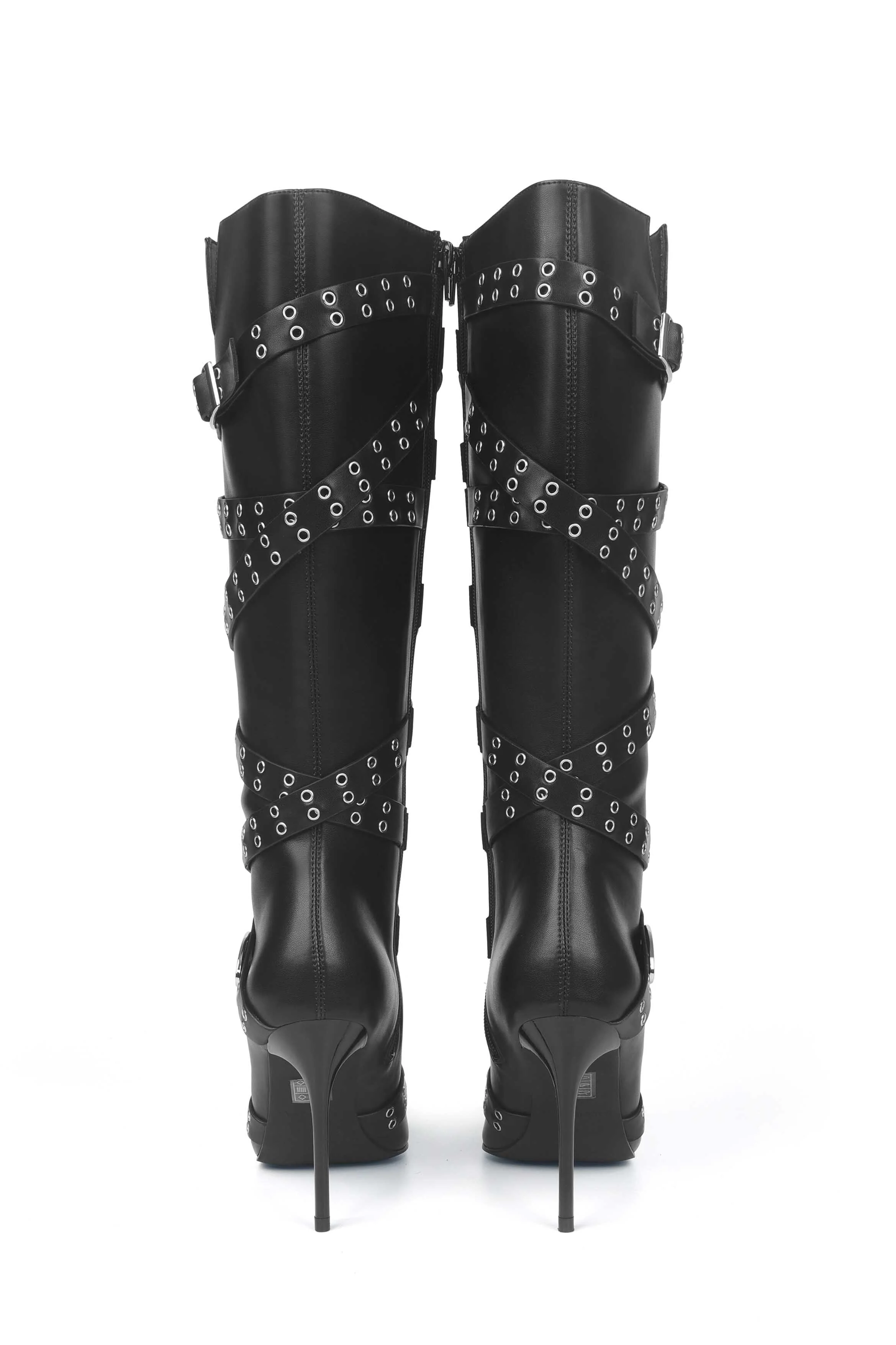 ZANETA PU BOOTS BLACK