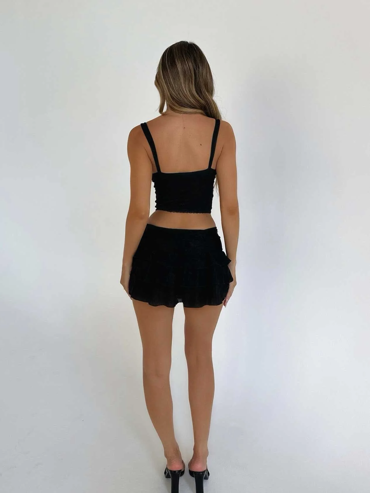 ARIANNE MINI SKIRT BLACK