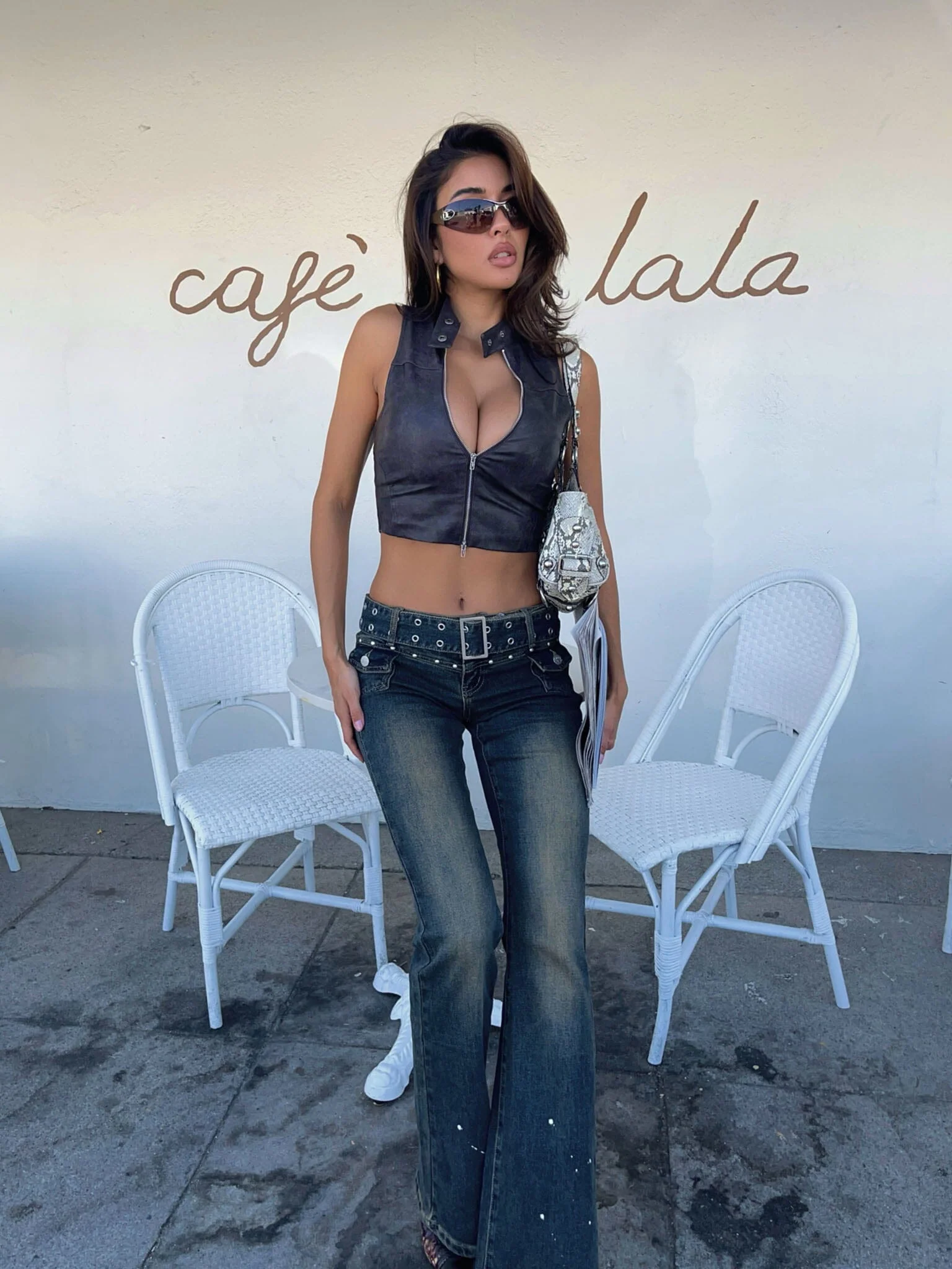 BODHI TOP WASHED BROWN