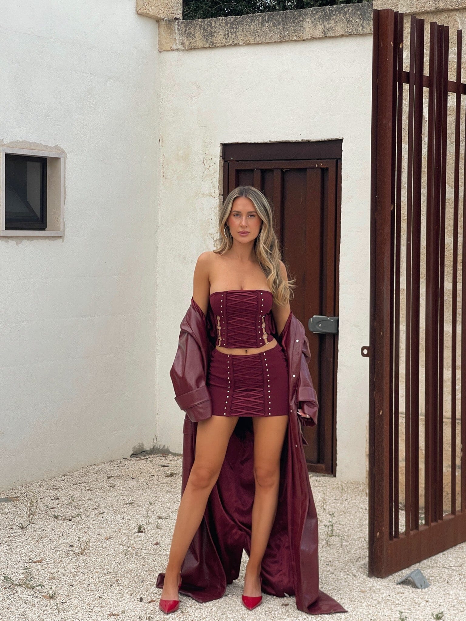 MARTINE TOP BURGUNDY