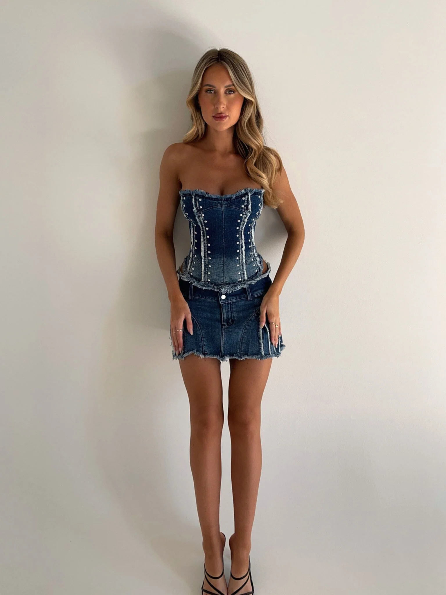 BENTLEY MINI SKIRT DENIM