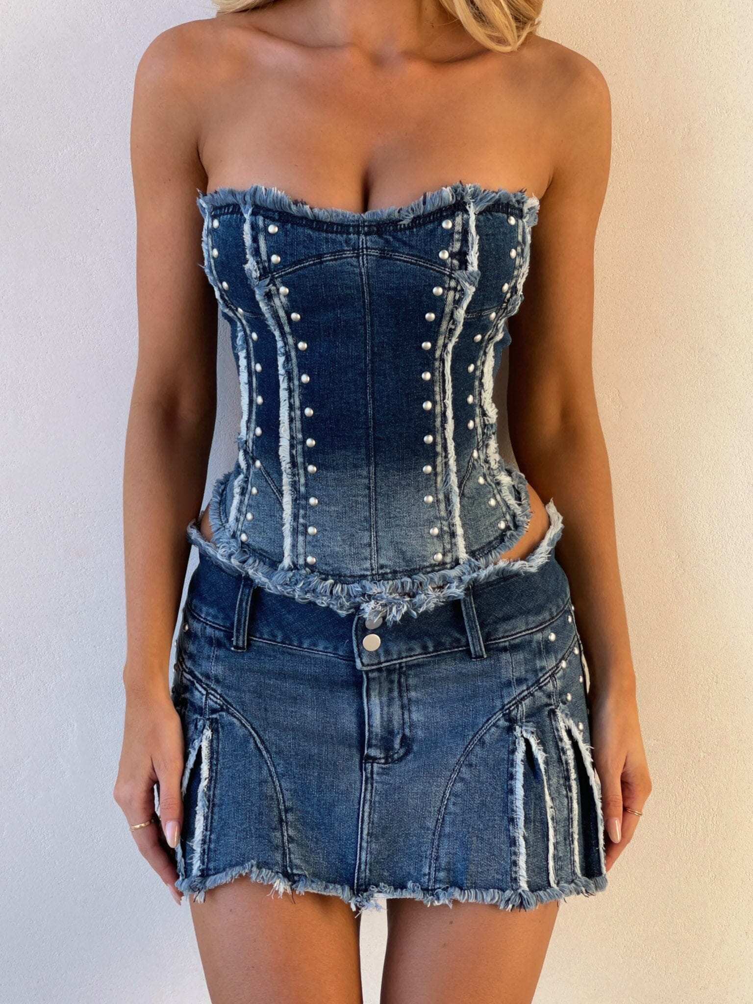 BENTLEY MINI SKIRT DENIM