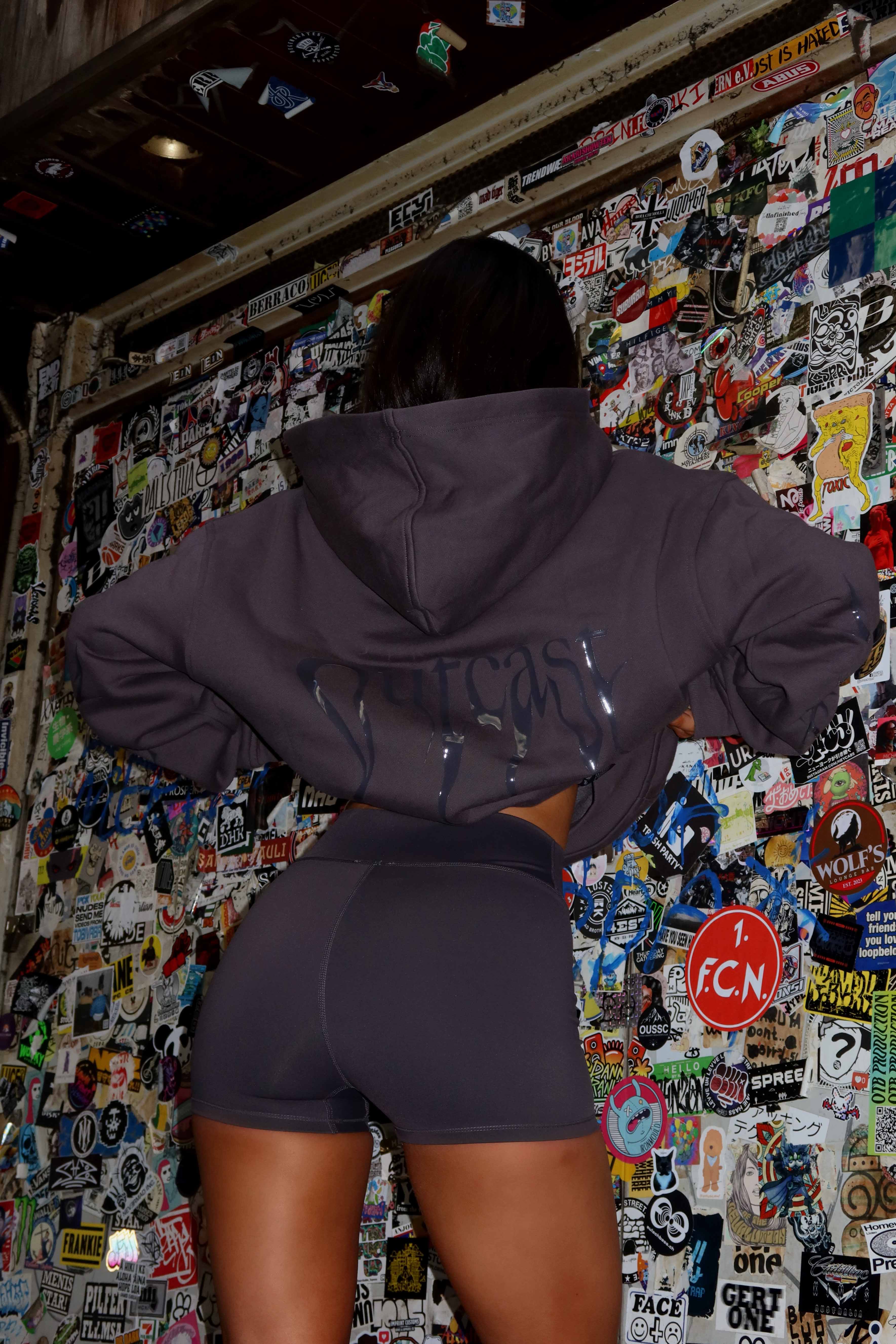 BRAXTON BIKE SHORTS SLATE GREY