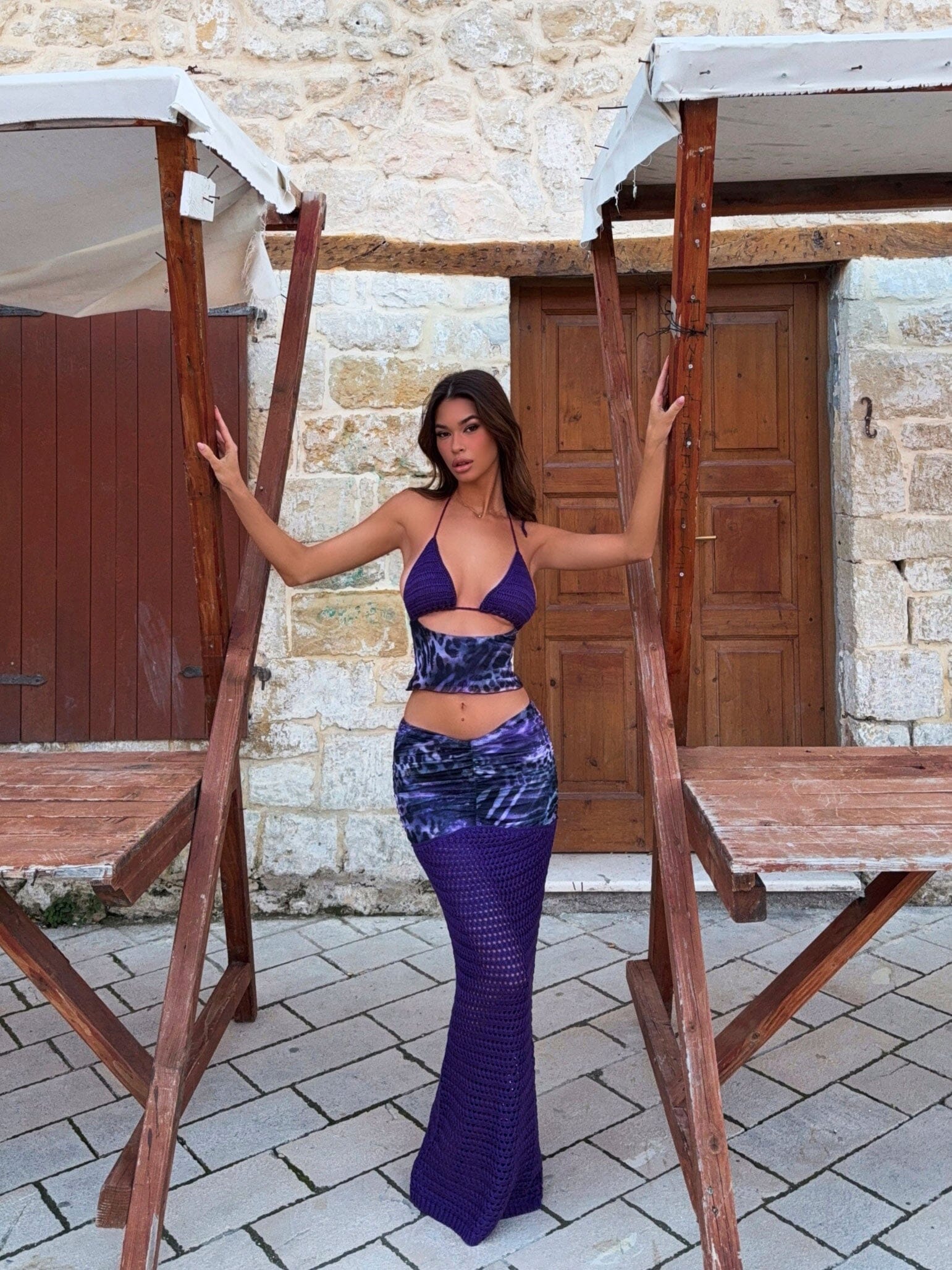 ESMEE CROP TOP VIOLETTE