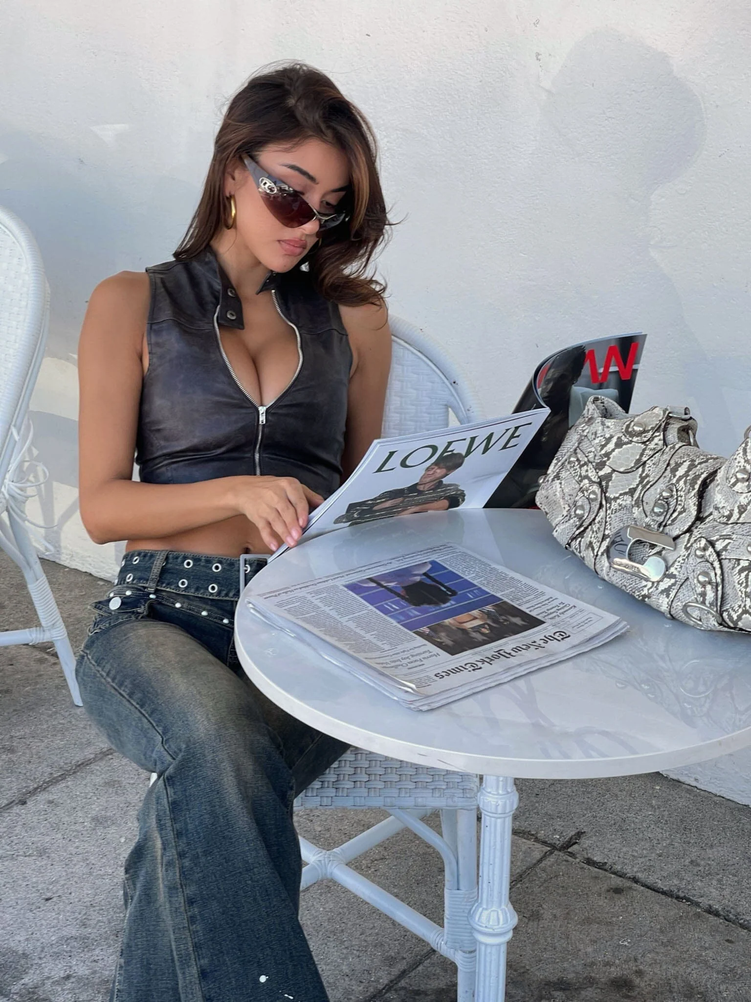 BODHI TOP WASHED BROWN