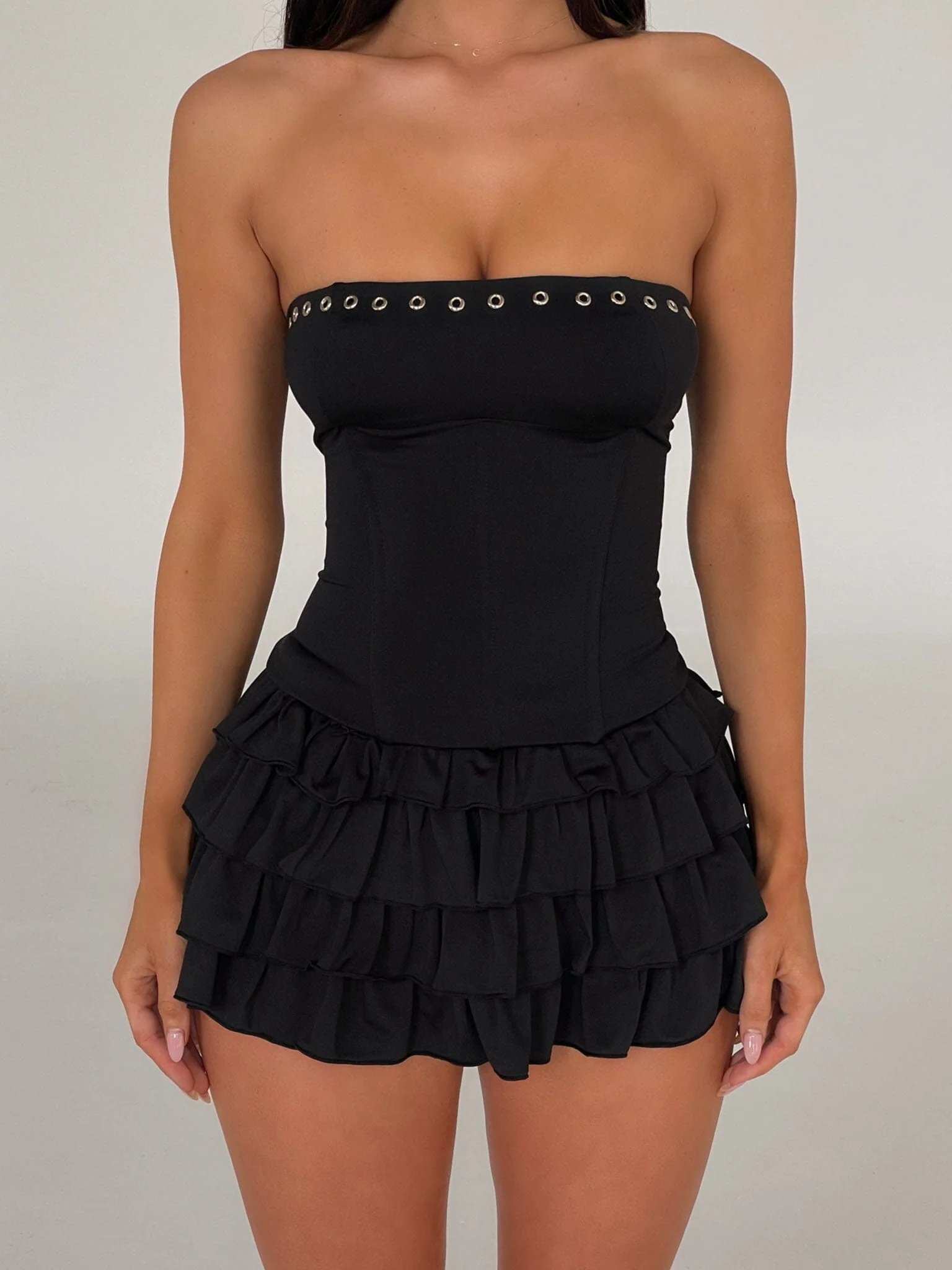 PIPPA MINI DRESS BLACK