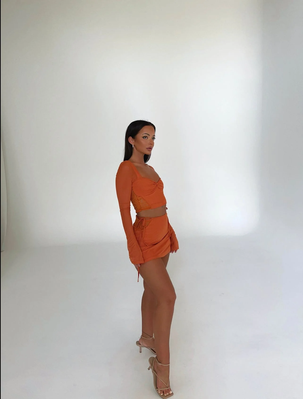ROWAN MINI SKIRT ORANGE