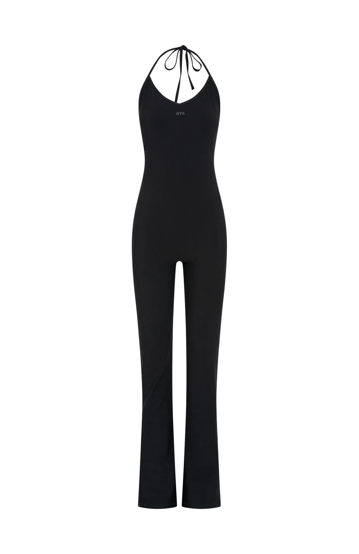 Kinetic Flare Jumpsuit Black