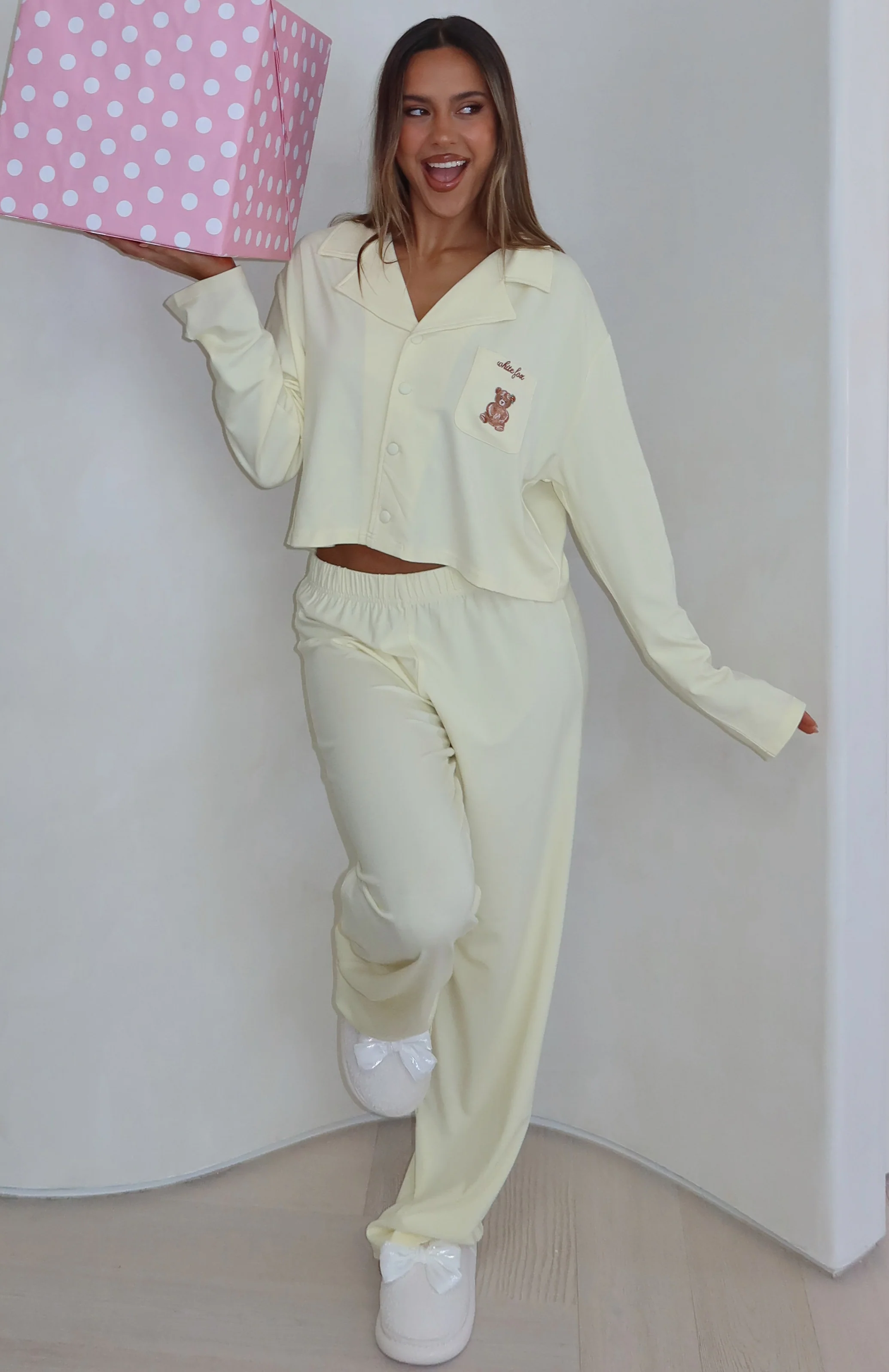 Bedtime Bliss Pyjama Set Lemon