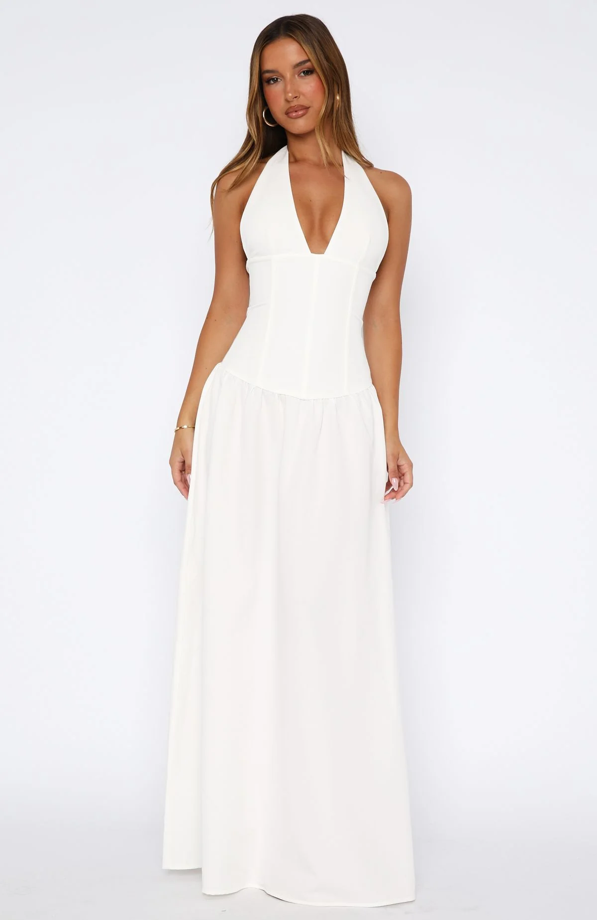 Say You Love Maxi Dress White