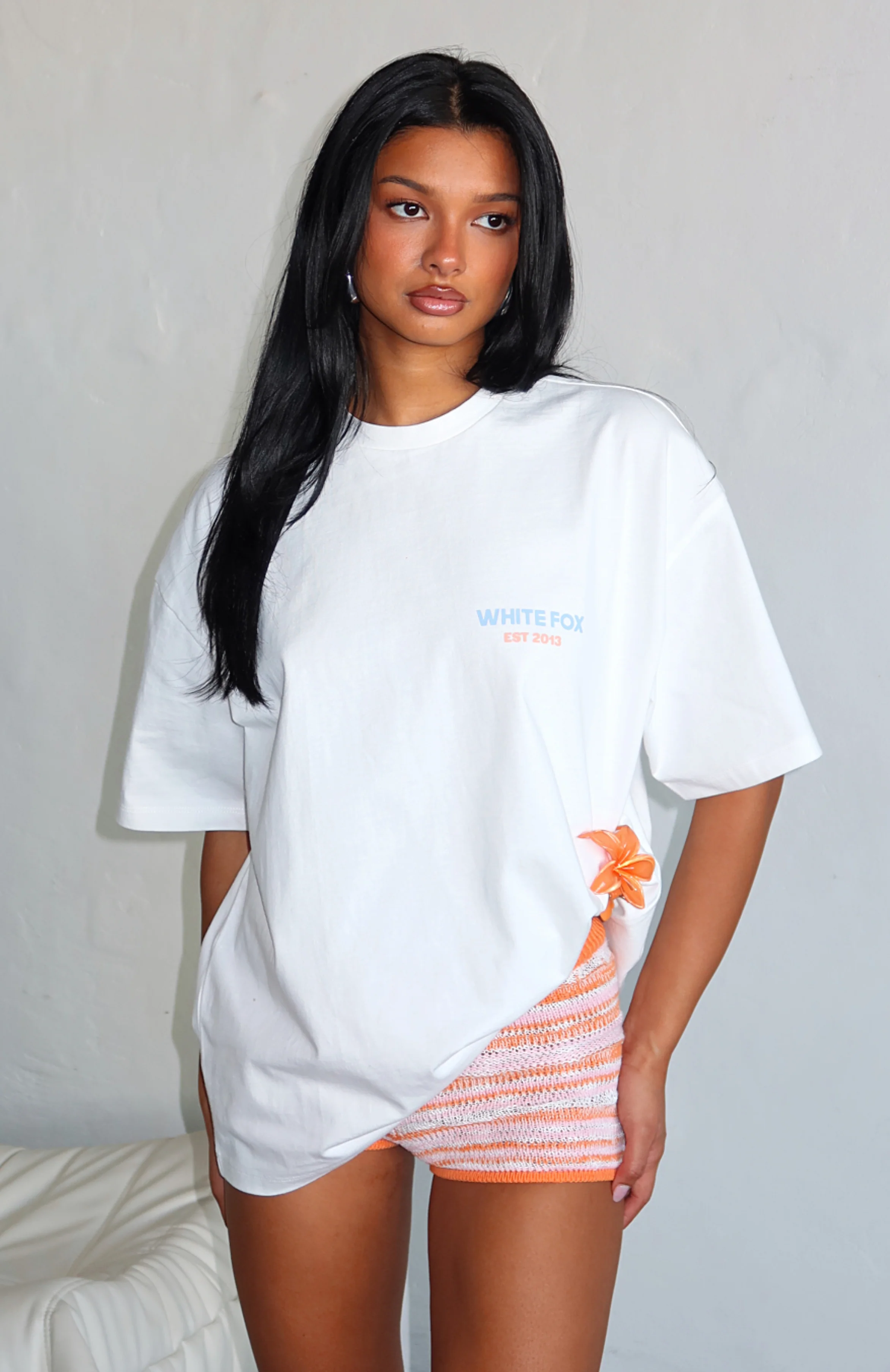 Care For You Oversized Tee White