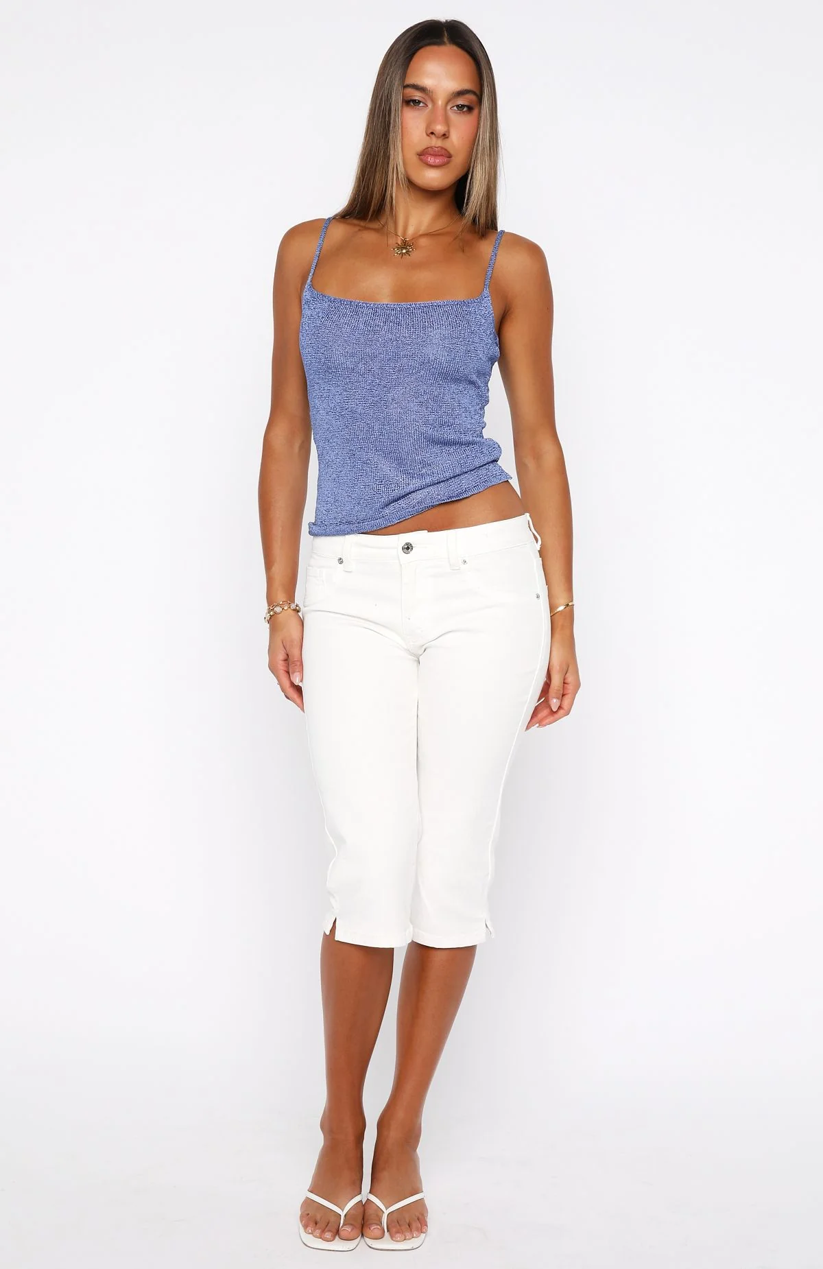 Juicy Secrets Knit Top Blueberry