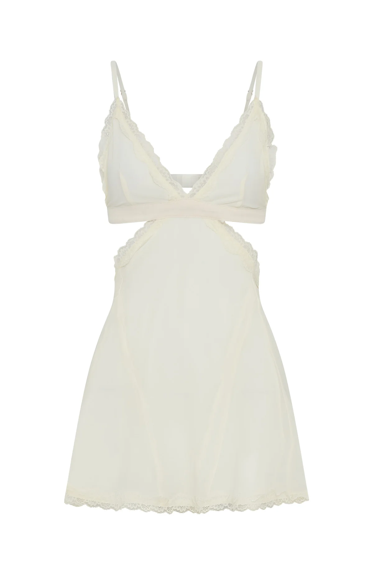 Polar Opposite Mini Dress Off White