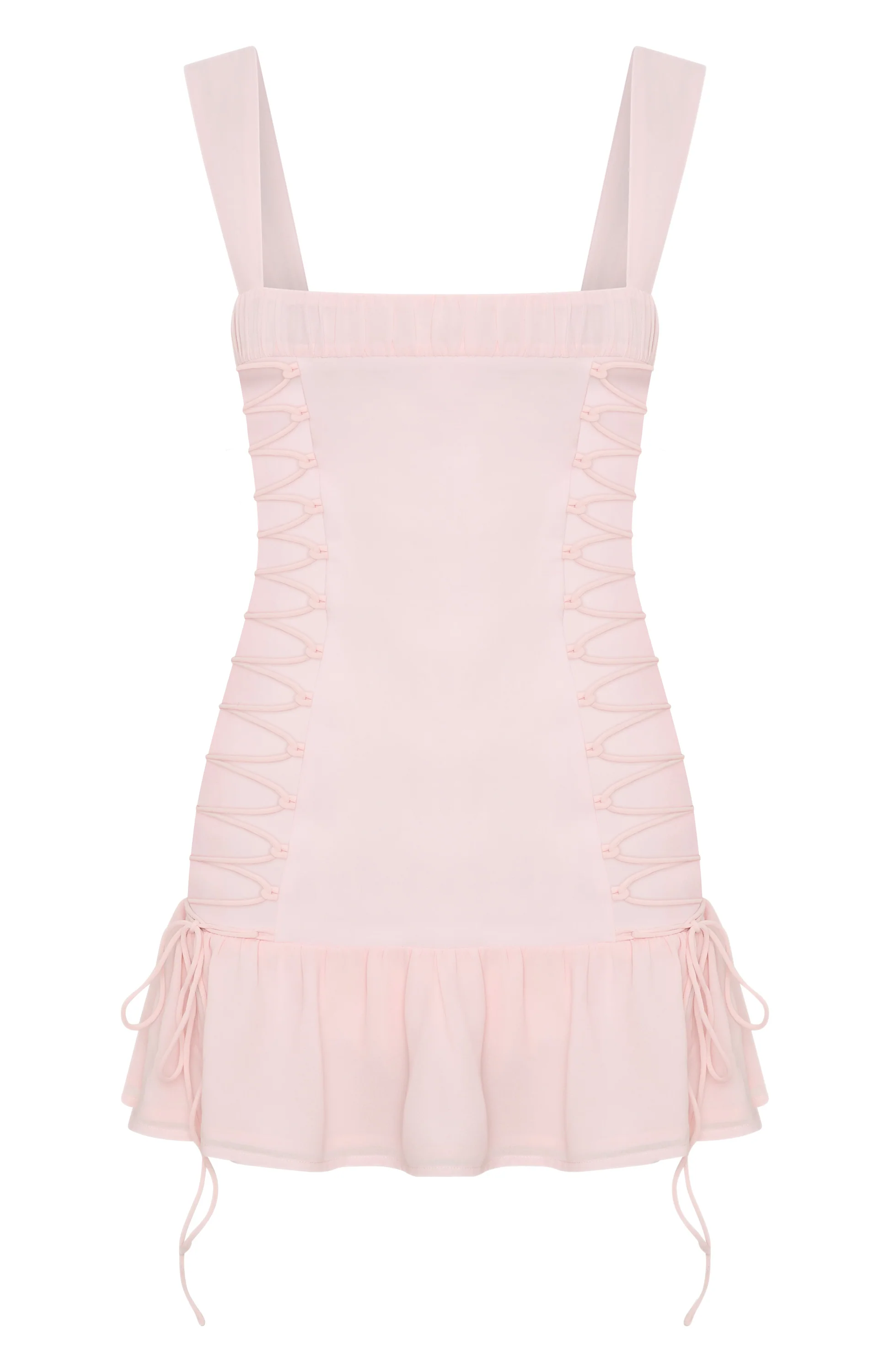 Rush In Mini Dress Baby Pink