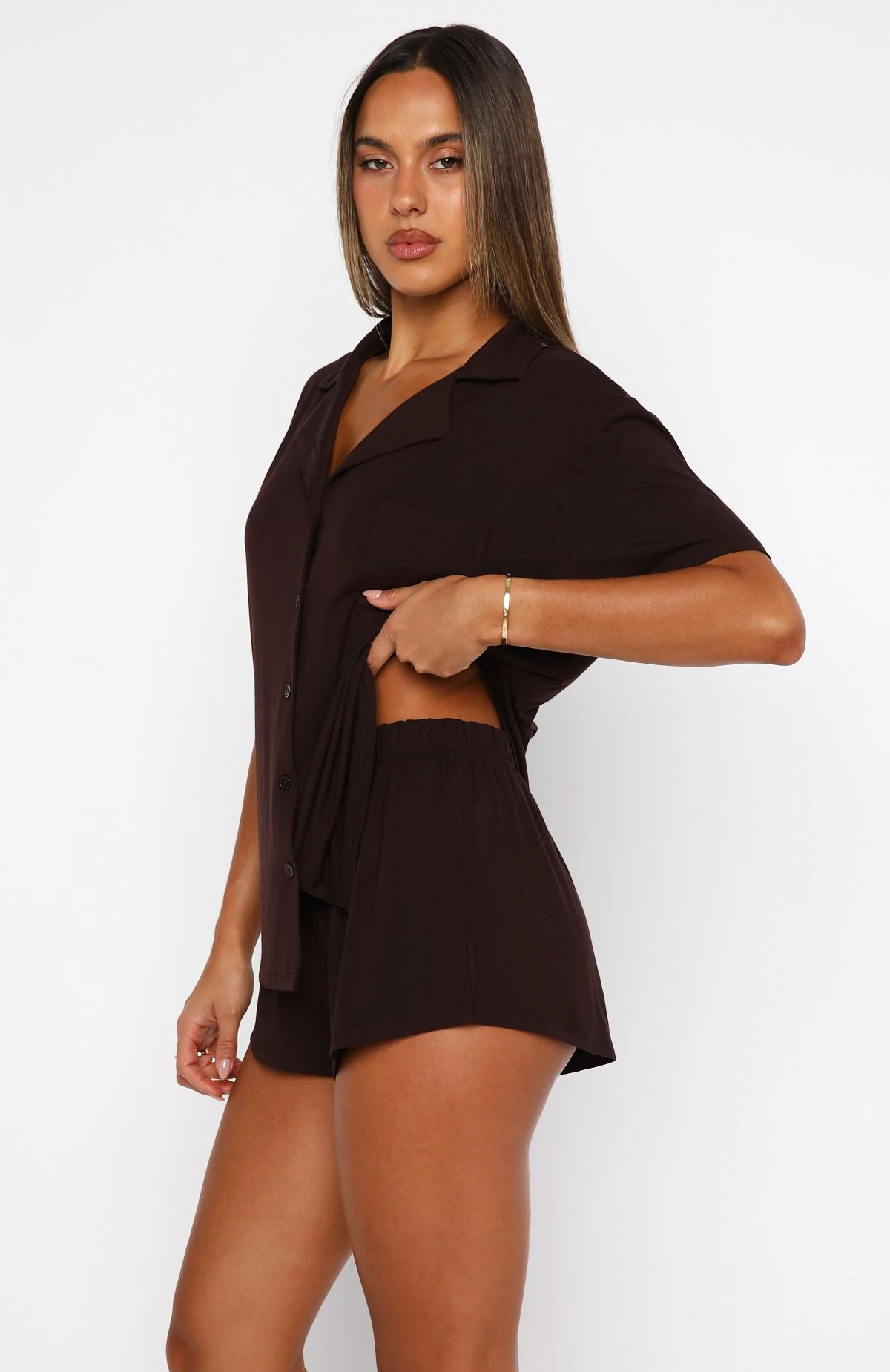 Dreamscape Pyjama Set Chocolate