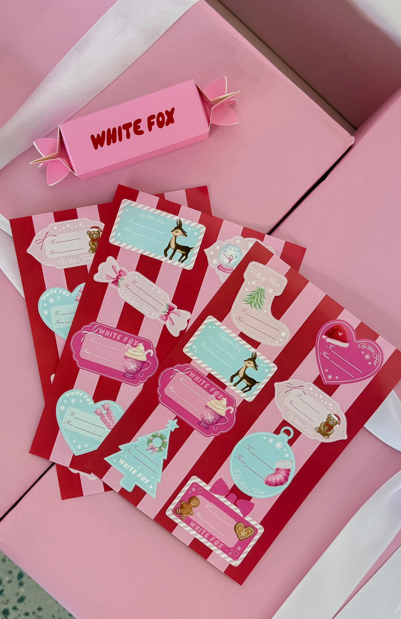 Christmas Gift Sticker 24 Pack Mixed