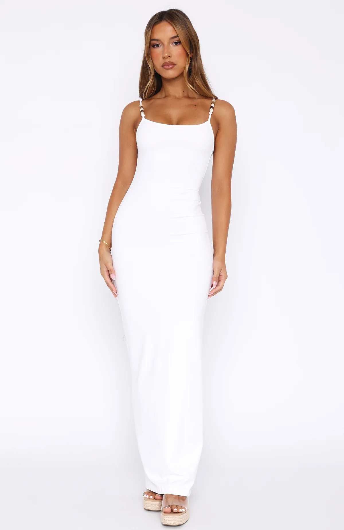 Trusting You Maxi Dress Off White
