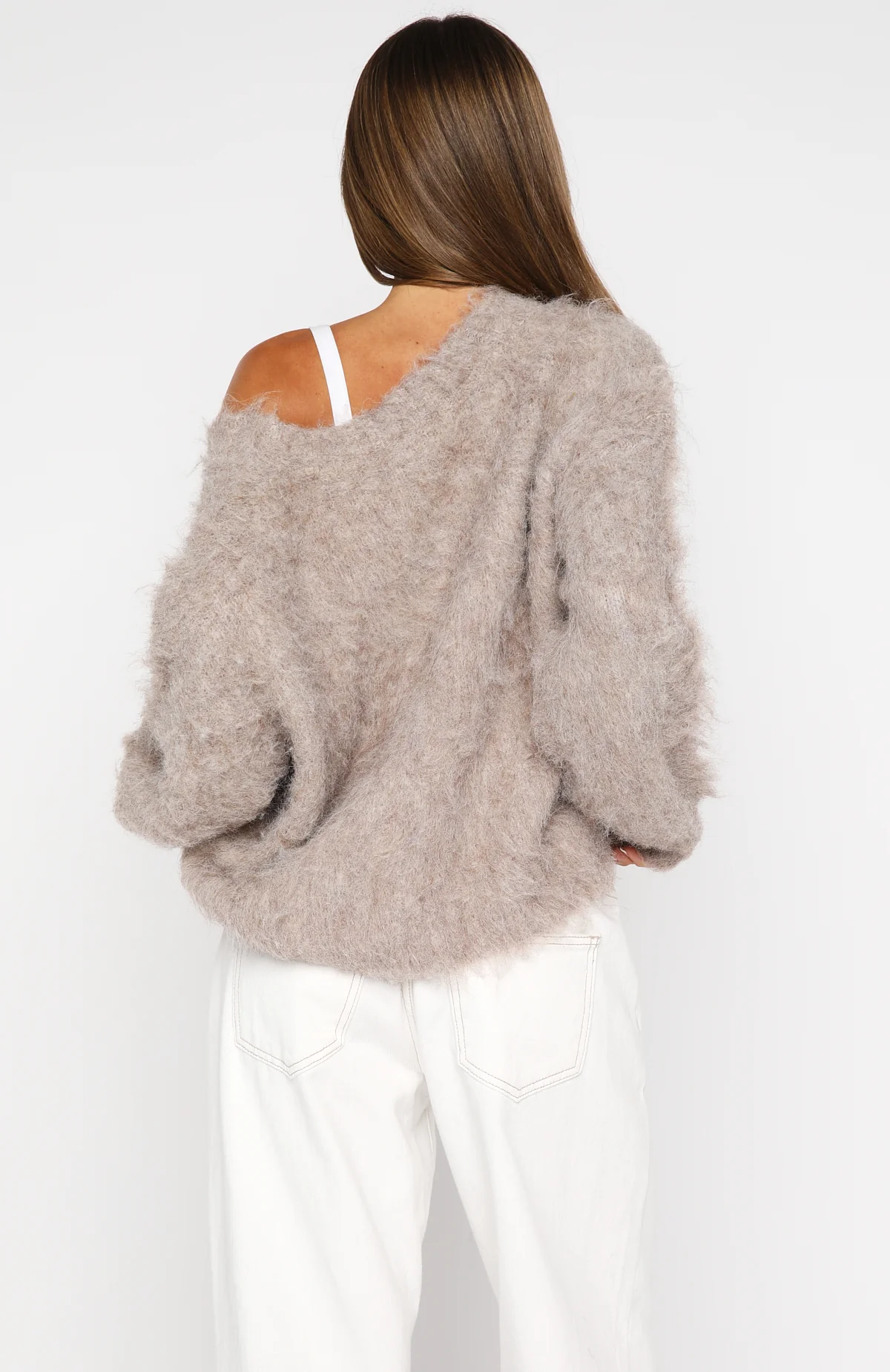Cozy Vibes Knit Cardigan Taupe