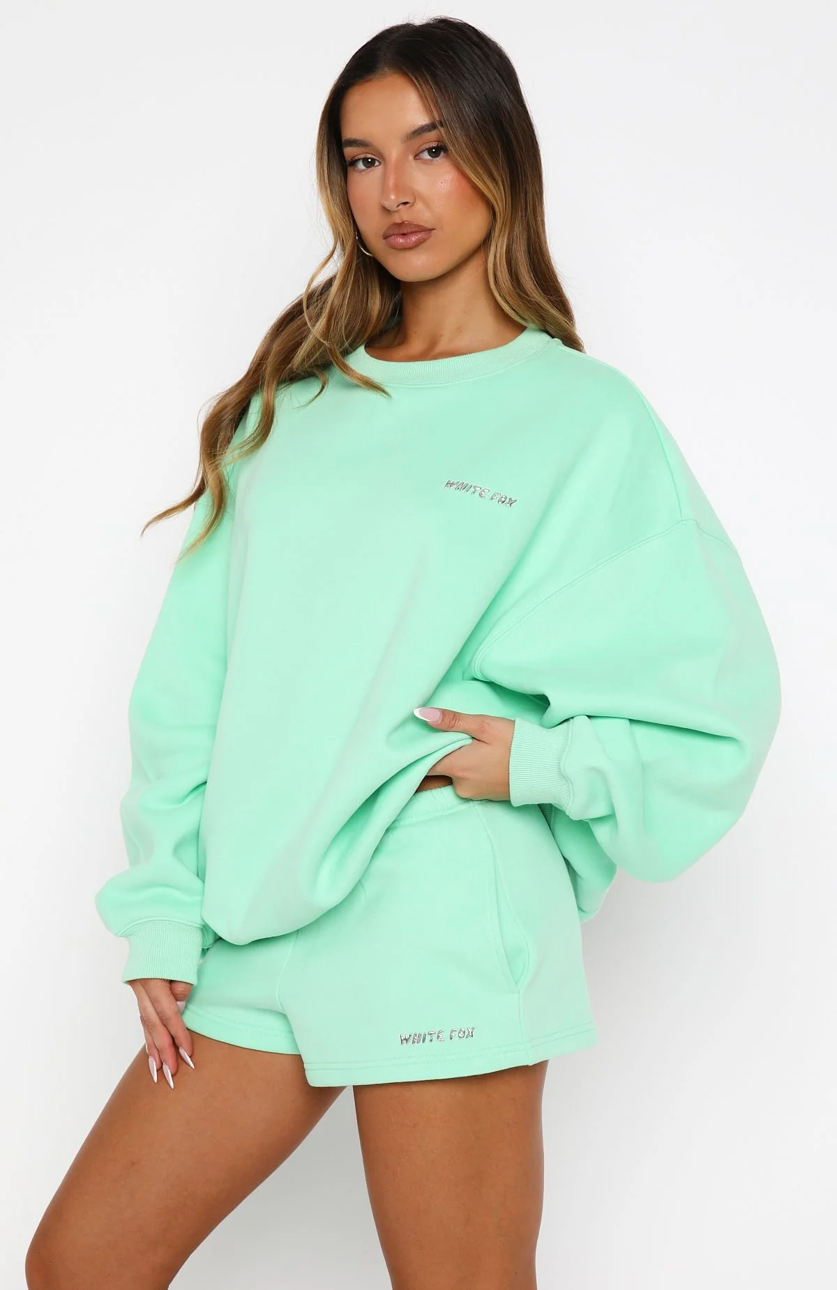 Test Drive Oversized Sweater Mint