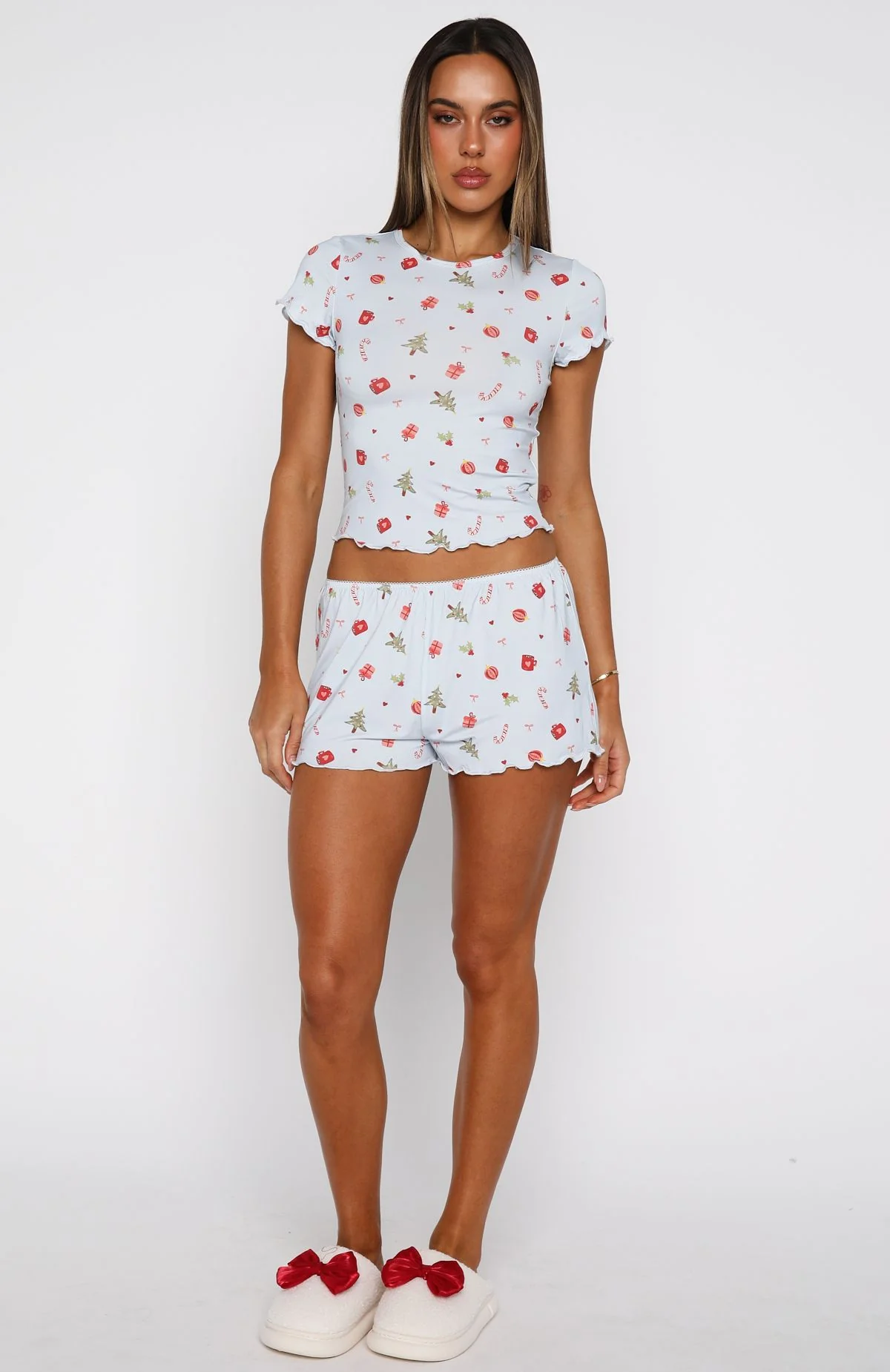 Dreamy Pyjama Top Jingle Joy