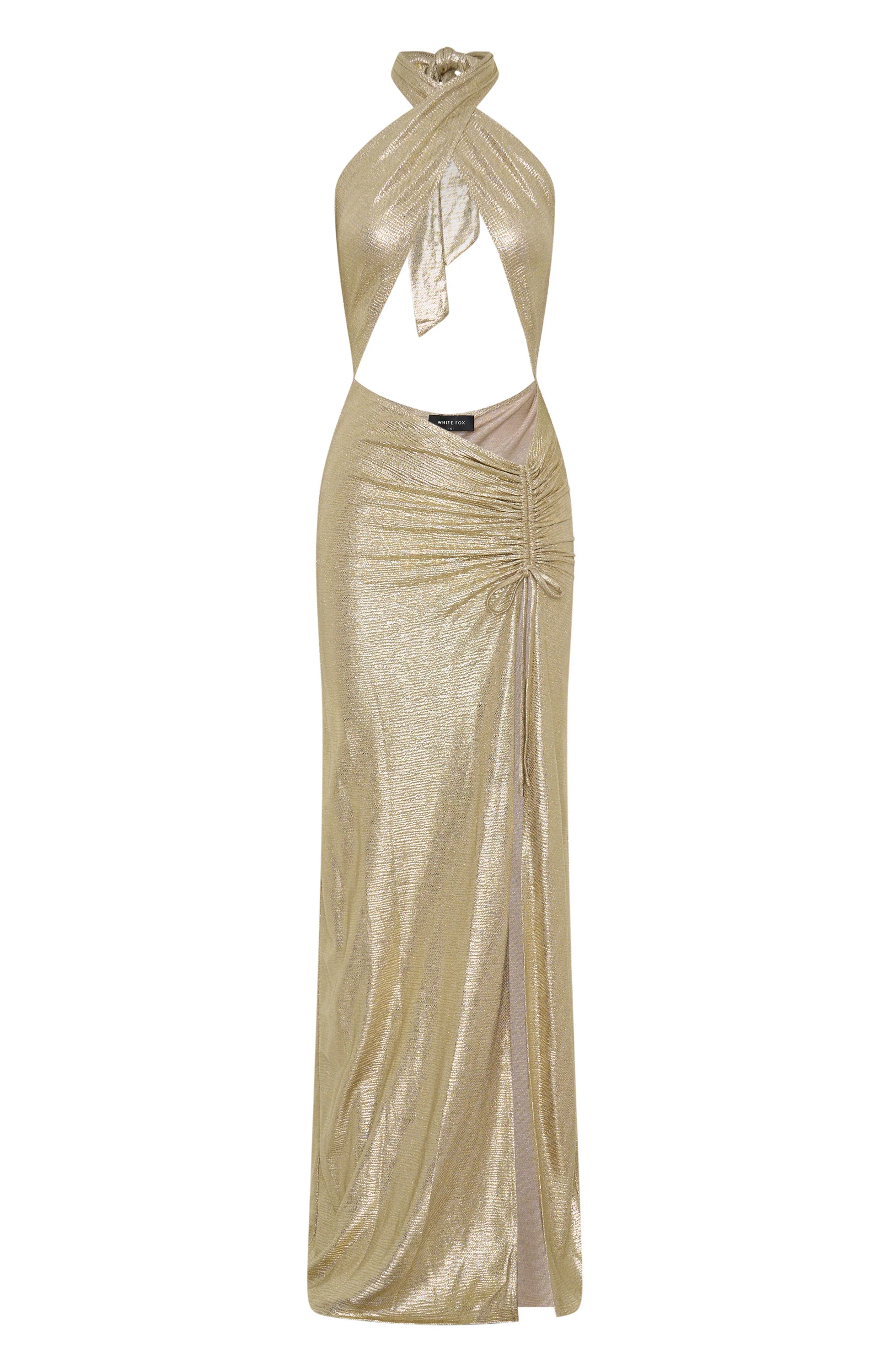Oh So Golden Maxi Dress Champagne