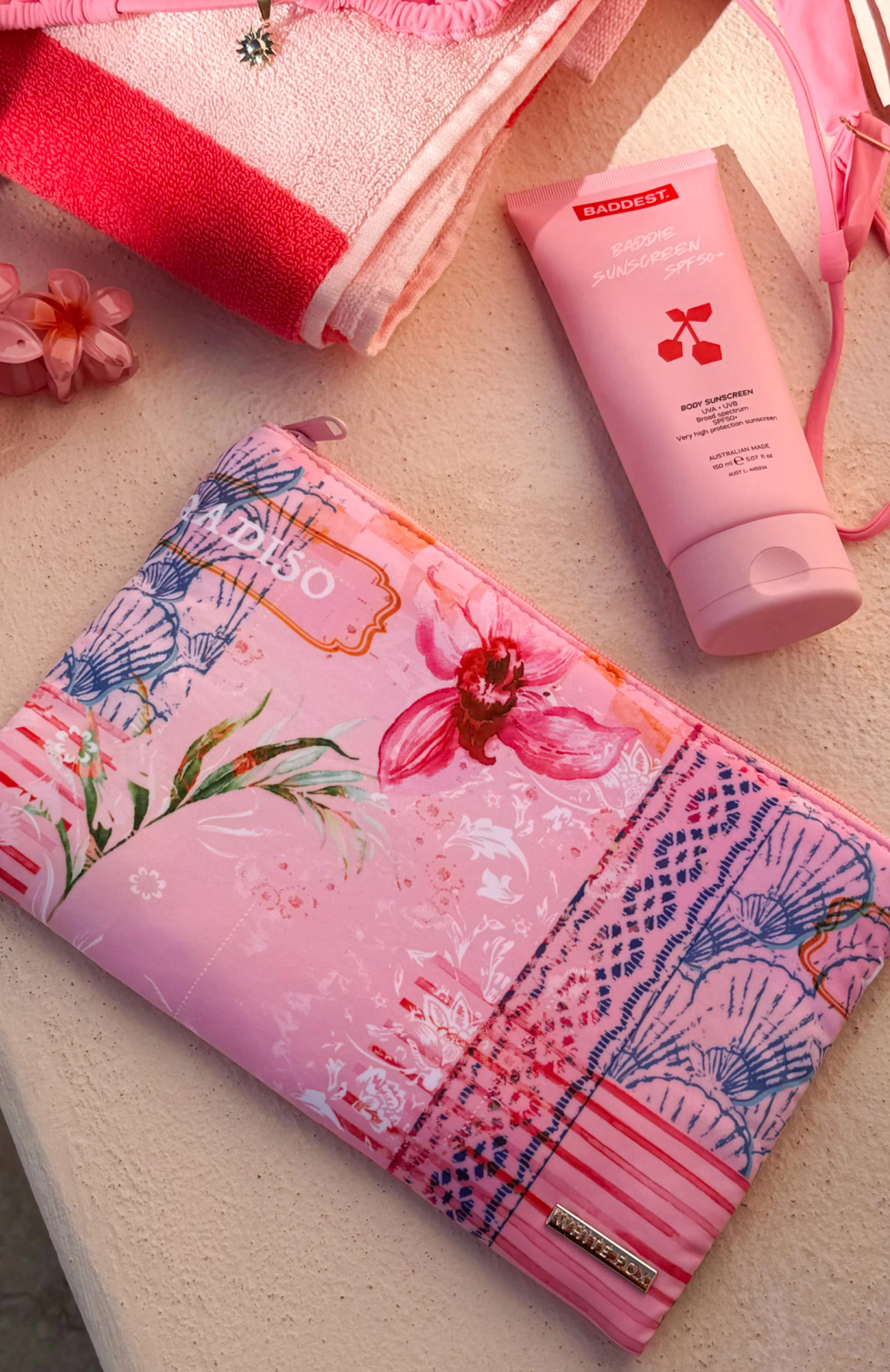 Elodie Pouch Pink Soleil