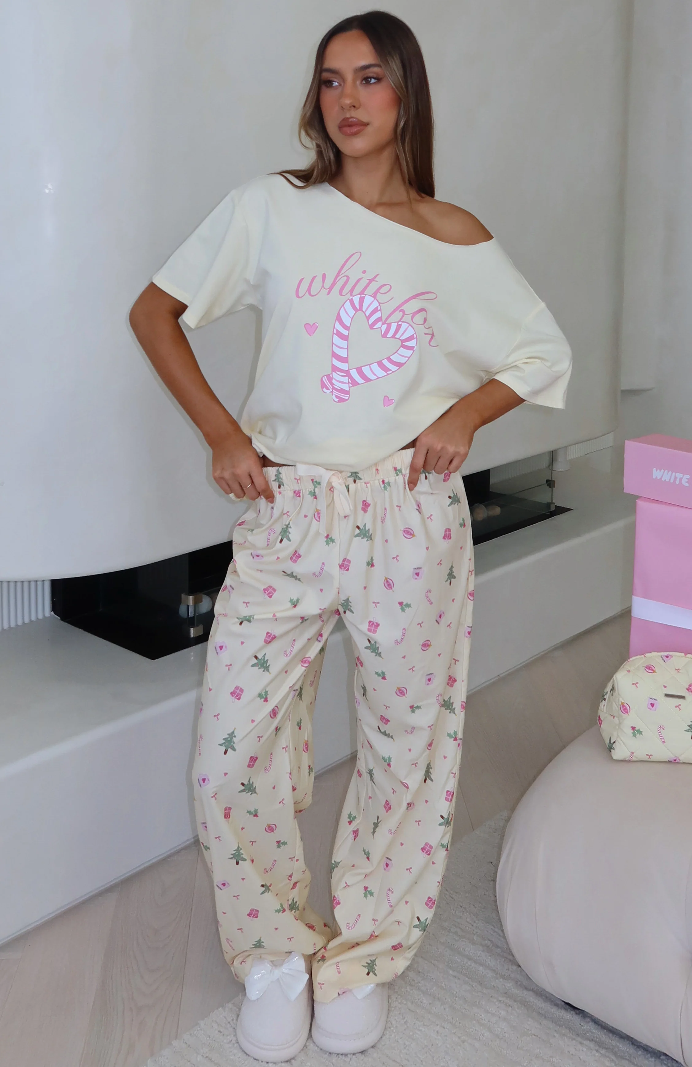 Sweetheart Pyjama Pants Festive Flicker