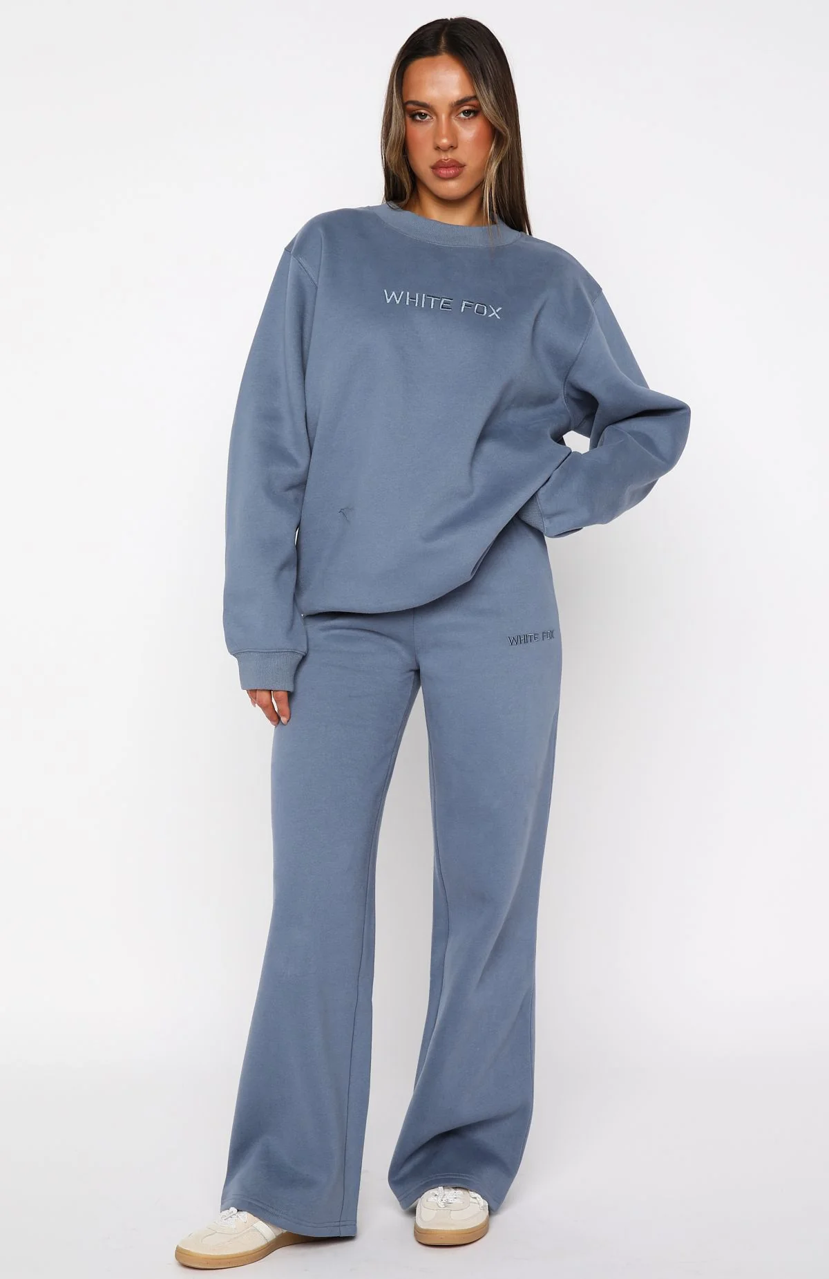 Stay Lifted Wide Leg Sweatpants Ocean