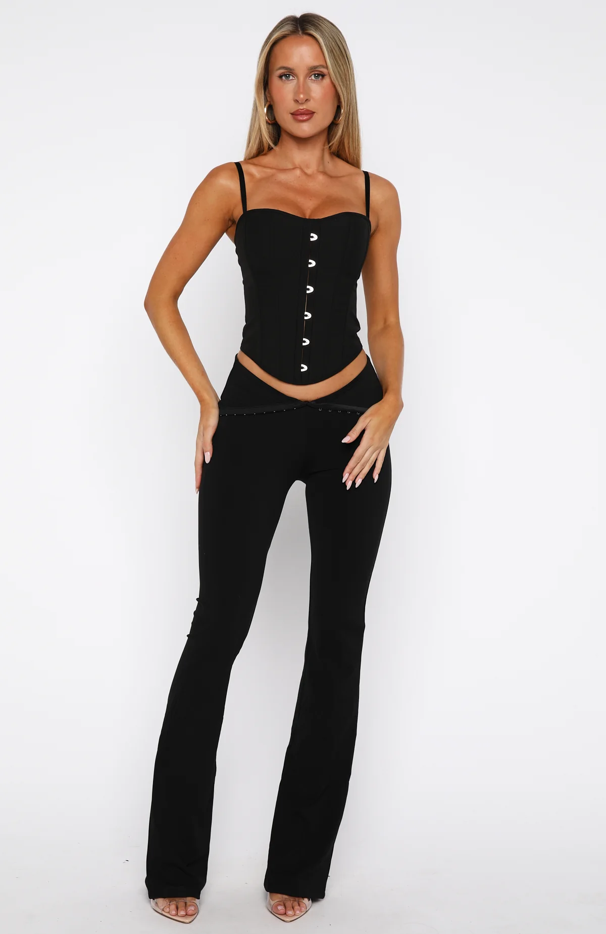 Never Leave Me Pants Black