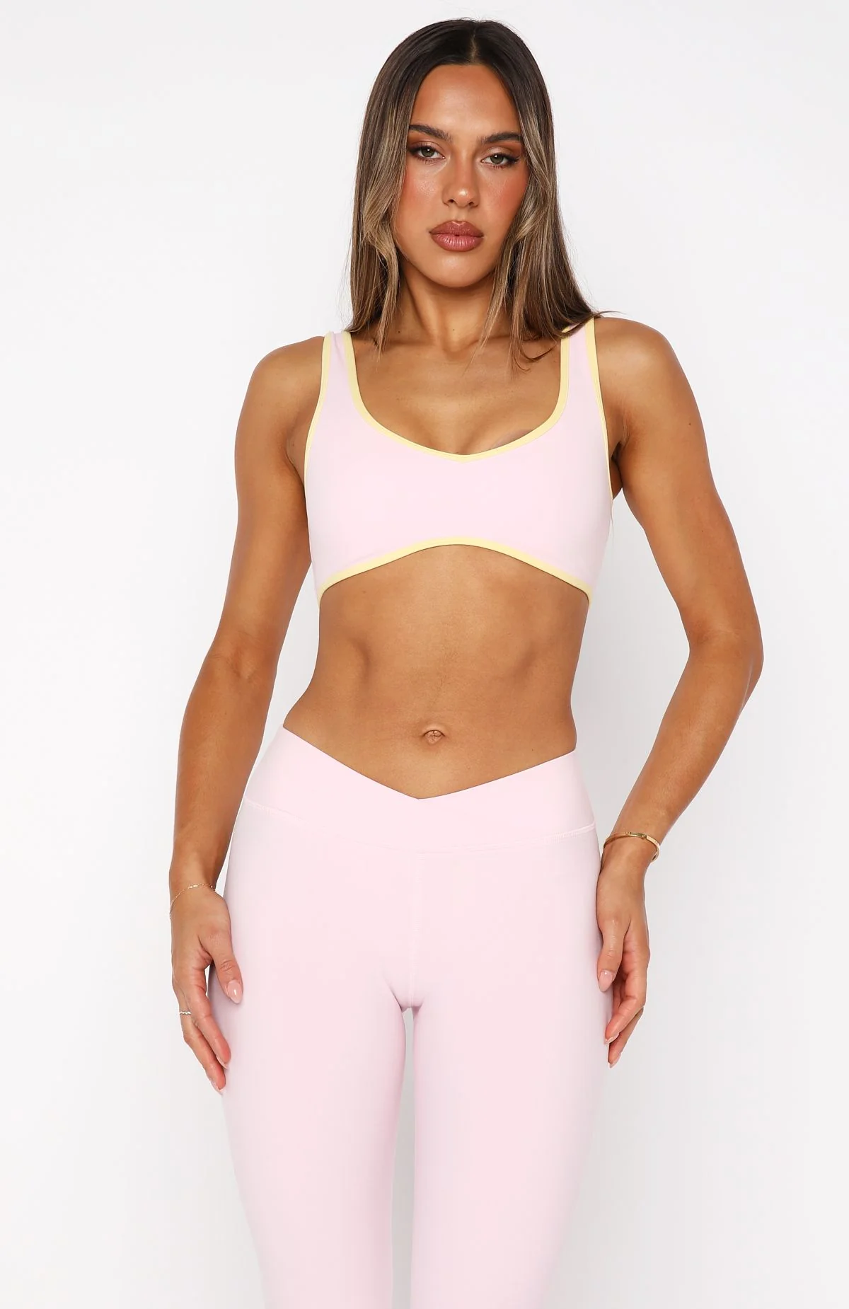 I'll Prove It Sports Crop Ballet Pink/Honey