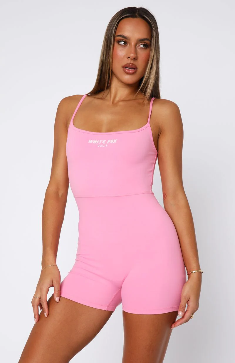 Offstage Playsuit Bubblegum
