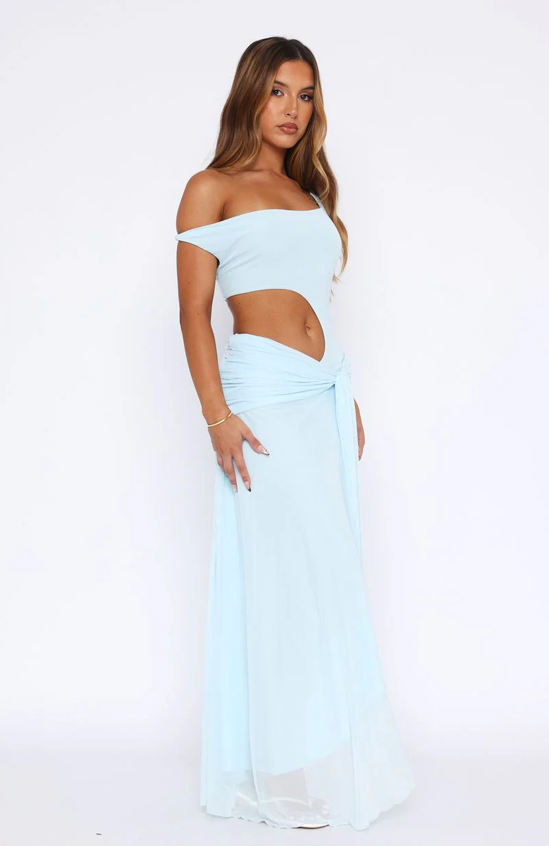 Florence Fling Maxi Dress Baby Blue