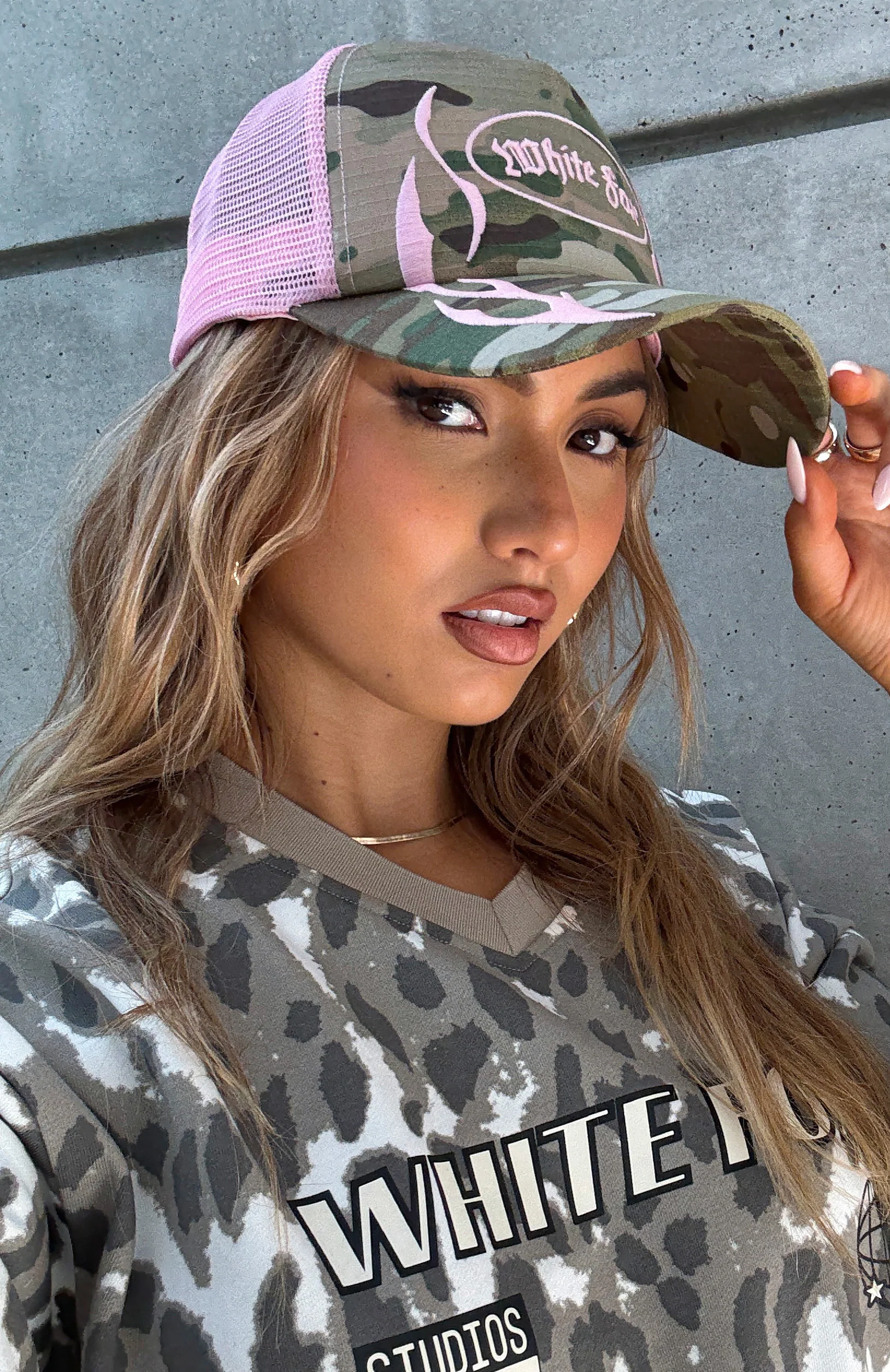 Brooks Trucker Cap Camo/Pink