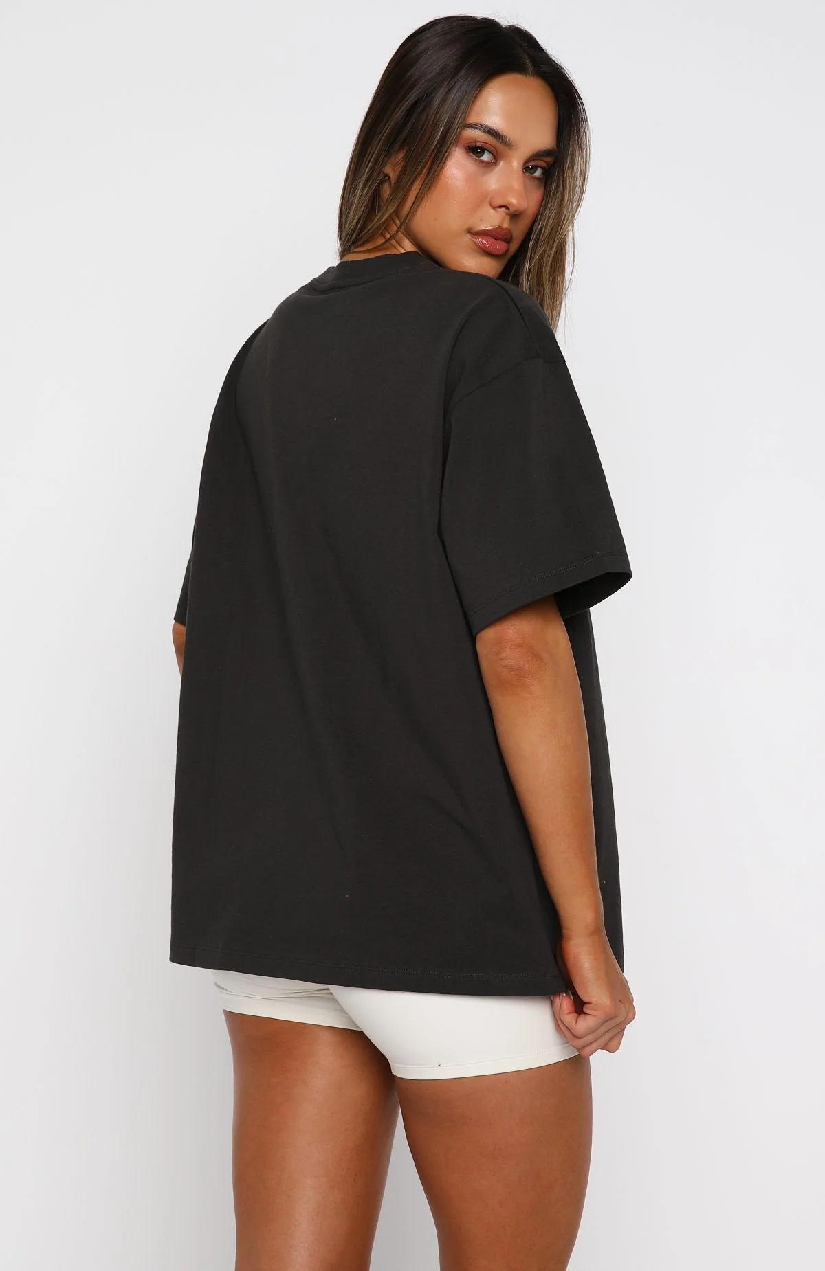 Christmas Feeling Oversized Tee Charcoal