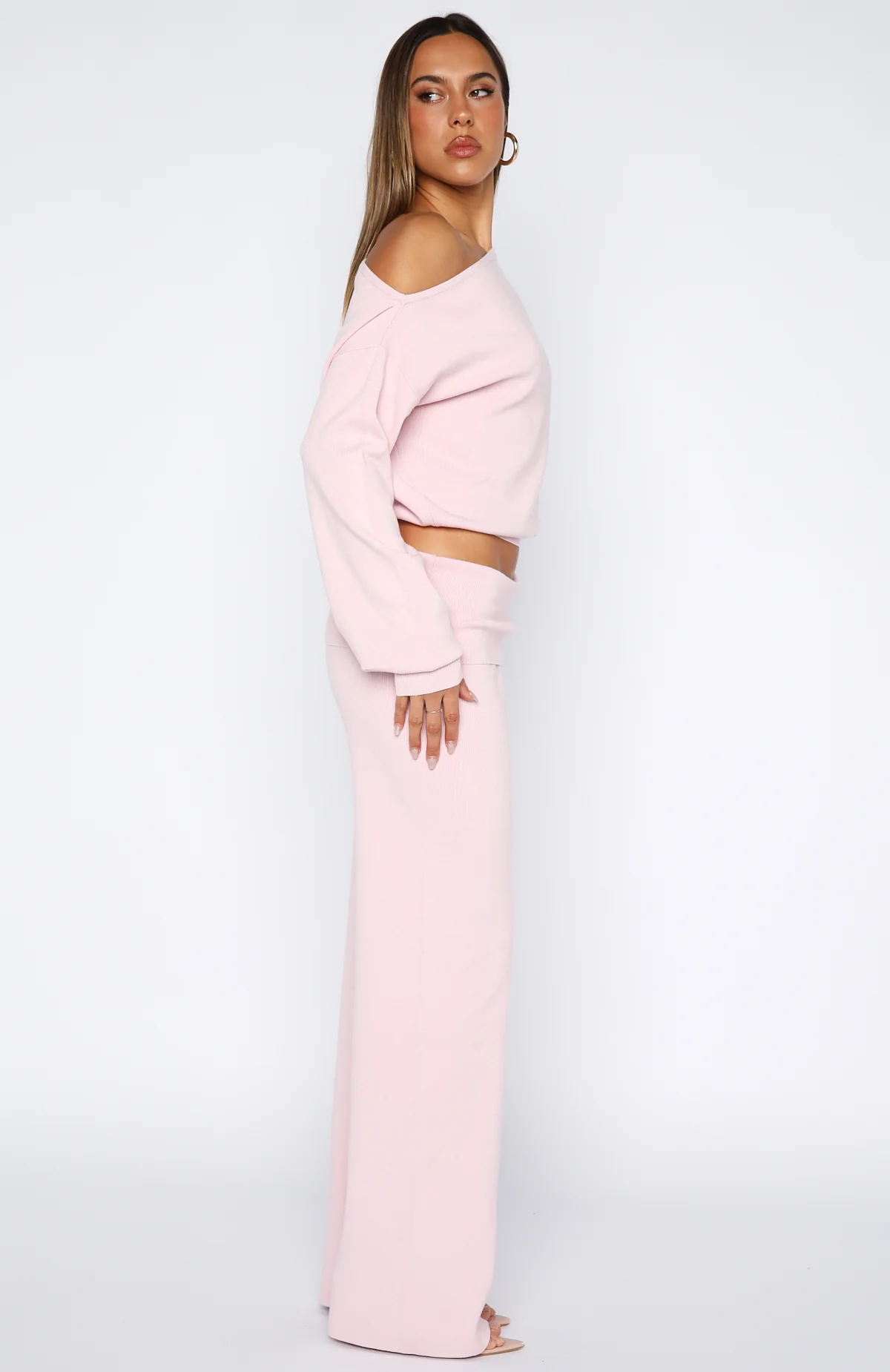 Can't Find The Words Knit Pants Pink