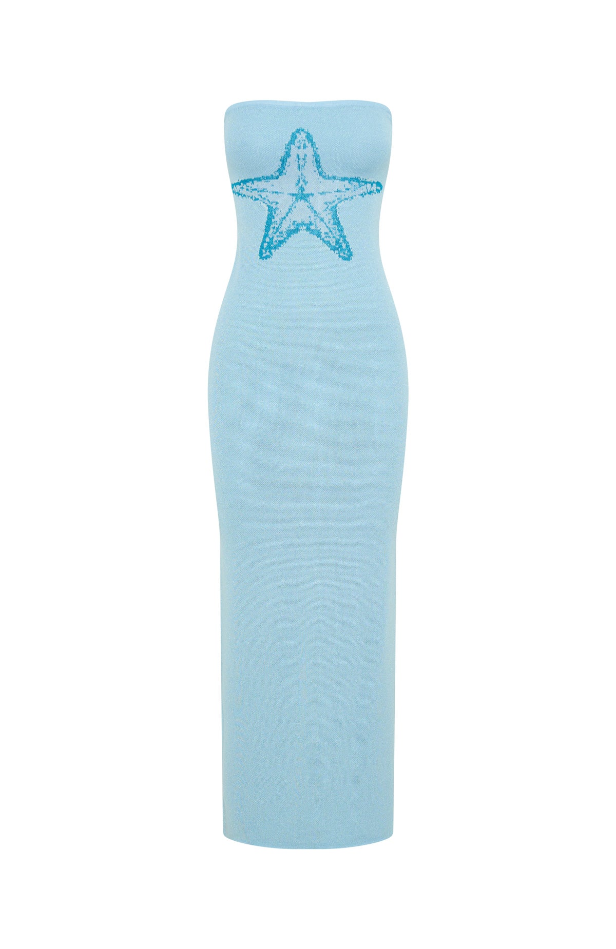 Chasing Wild Dreams Knit Maxi Dress Azure