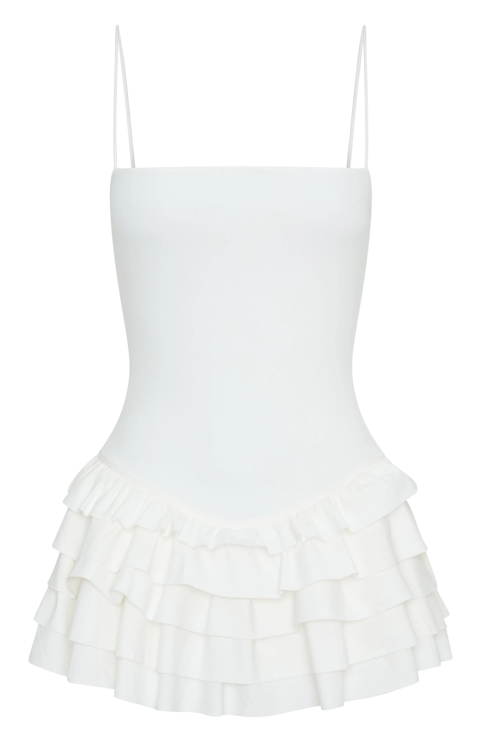Photo ID Playsuit White