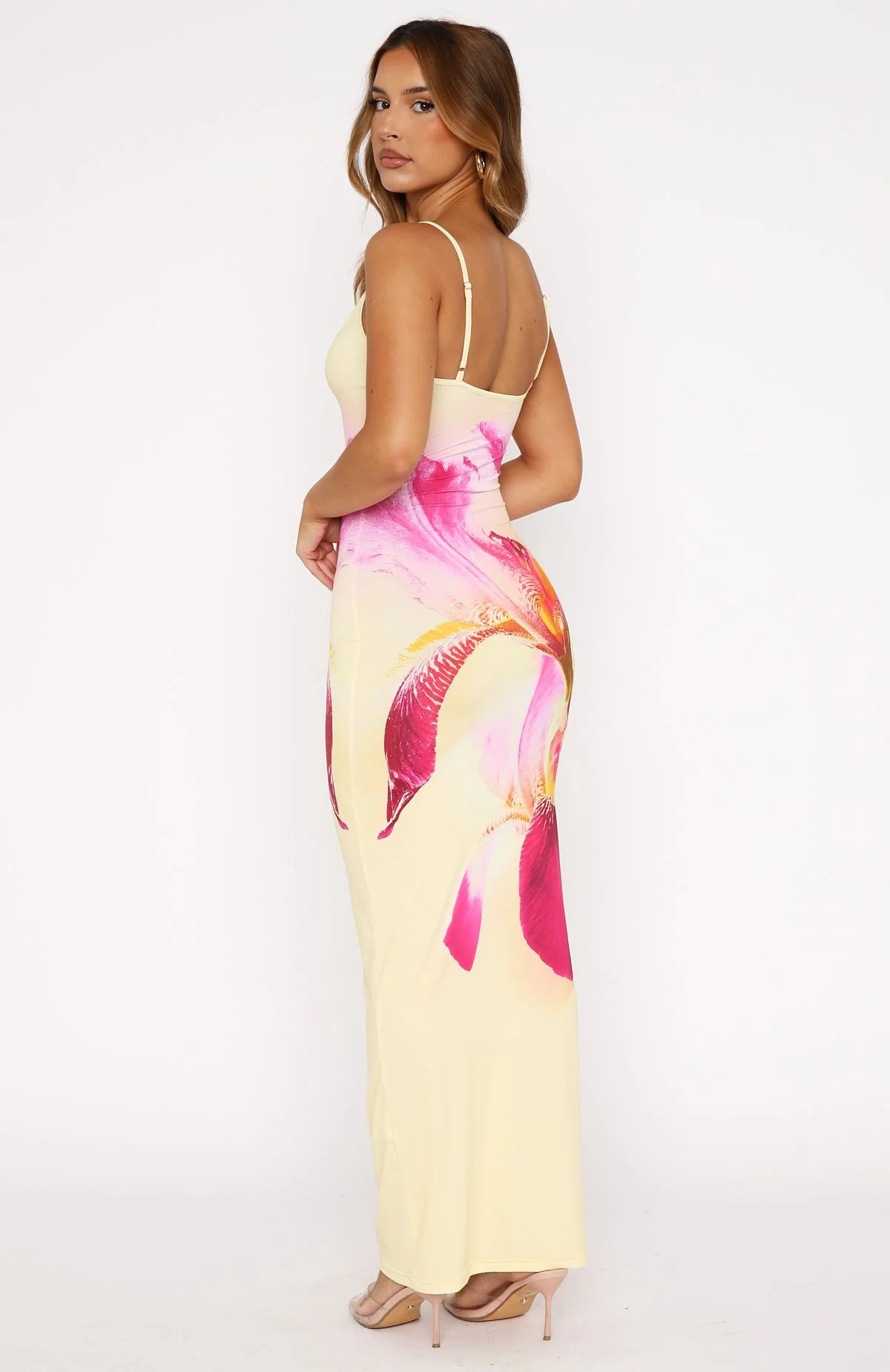 Feeling The Heat Maxi Dress Lemon Spritz