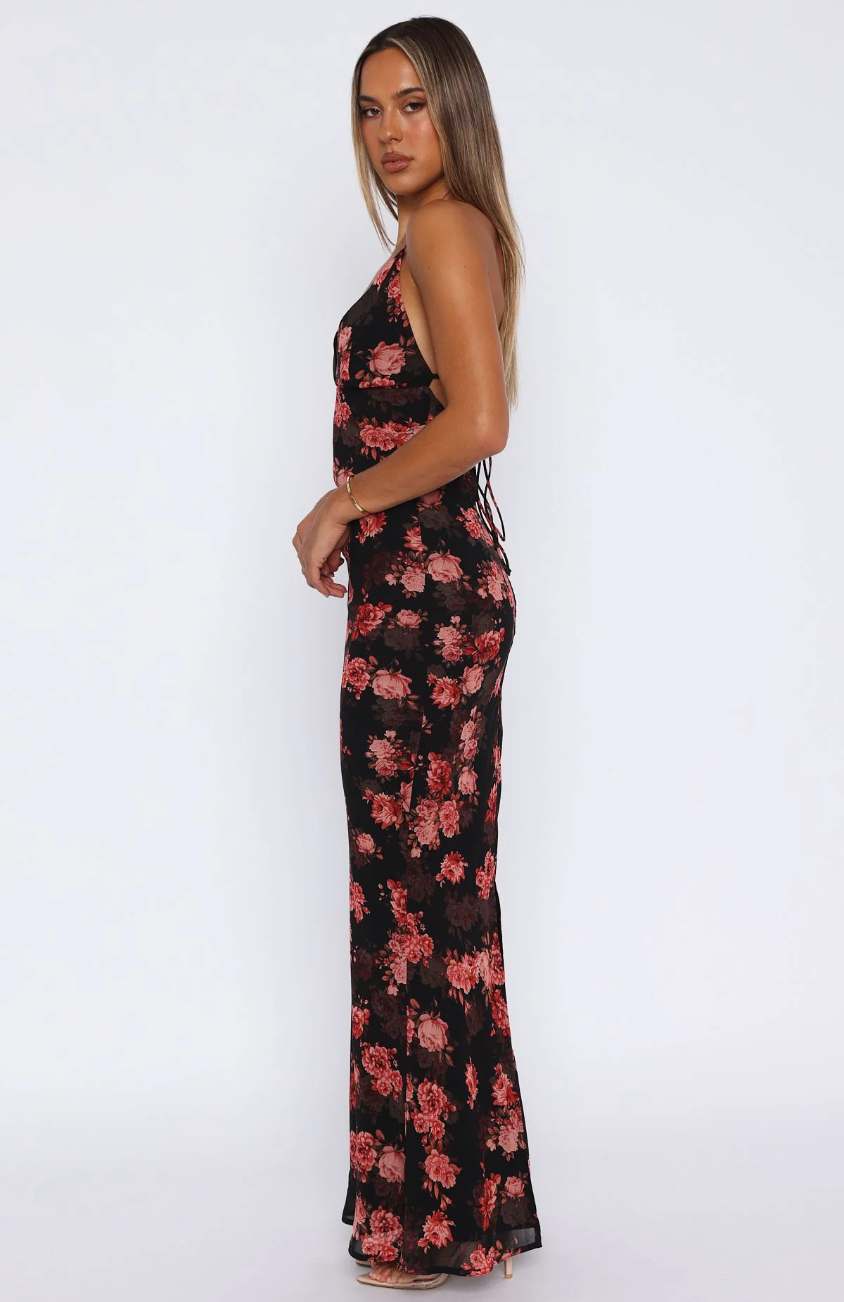 Put You First Maxi Dress Terracotta Floral