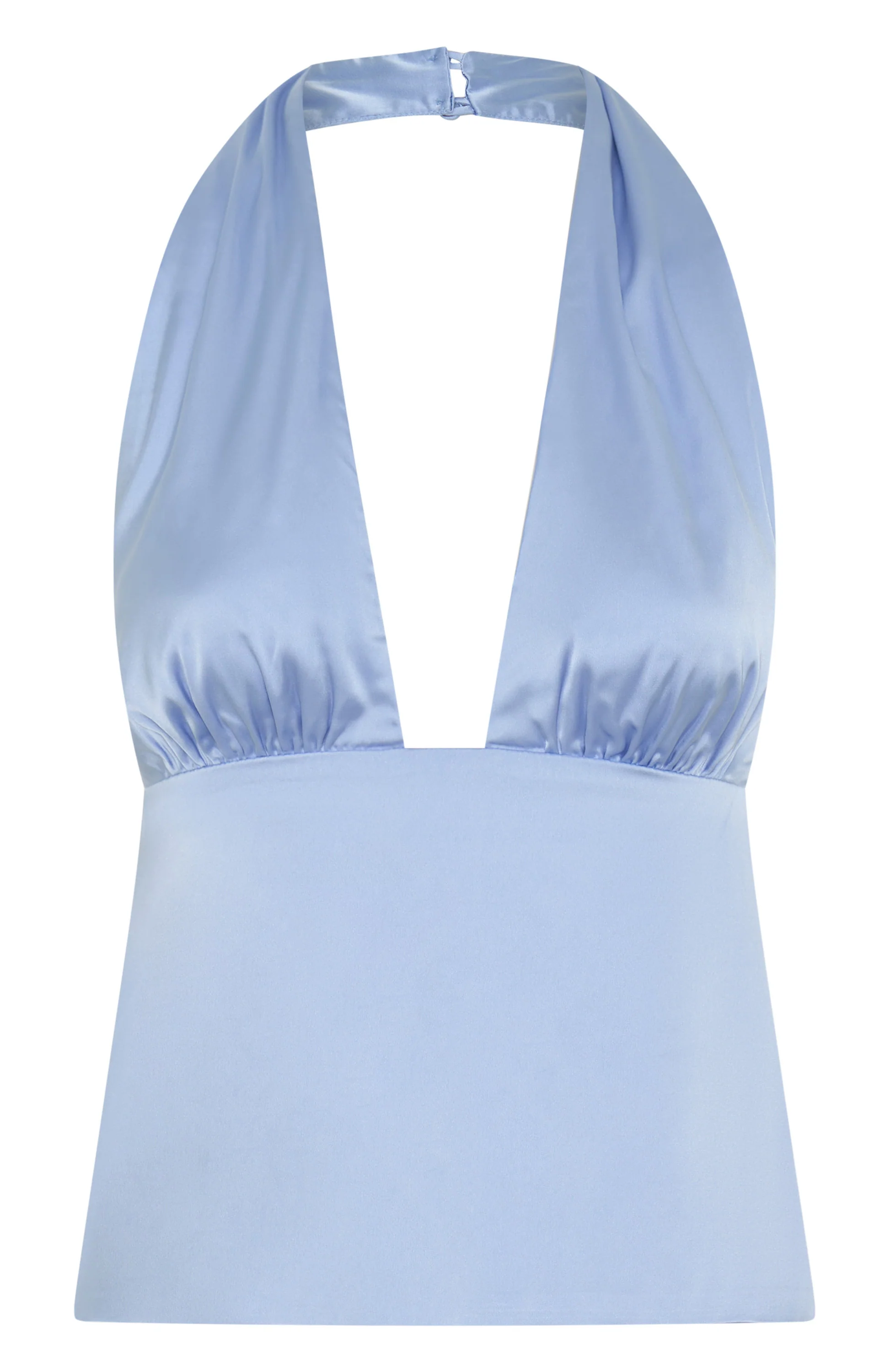 Here For Me Halter Top Blue