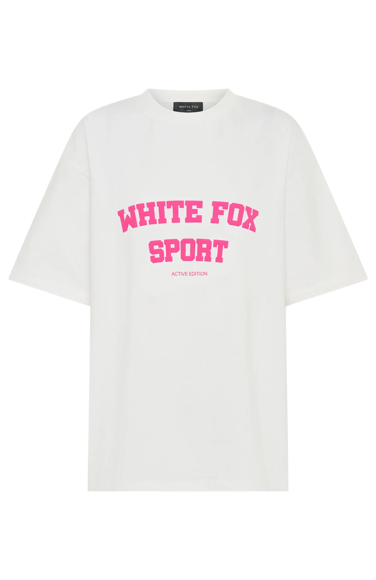 Winning Team Oversized Tee White/Bubblegum