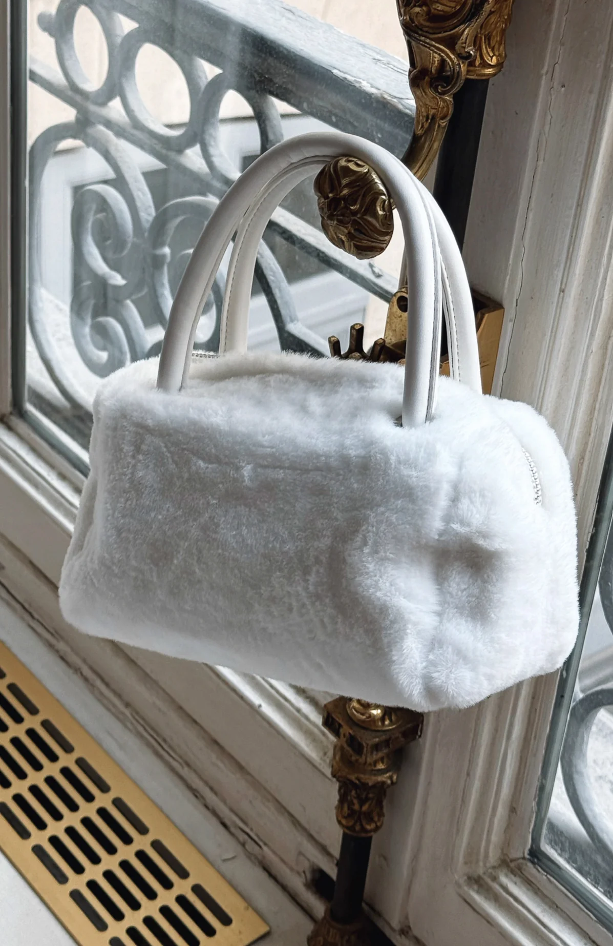 Reese Top Handle Bag White