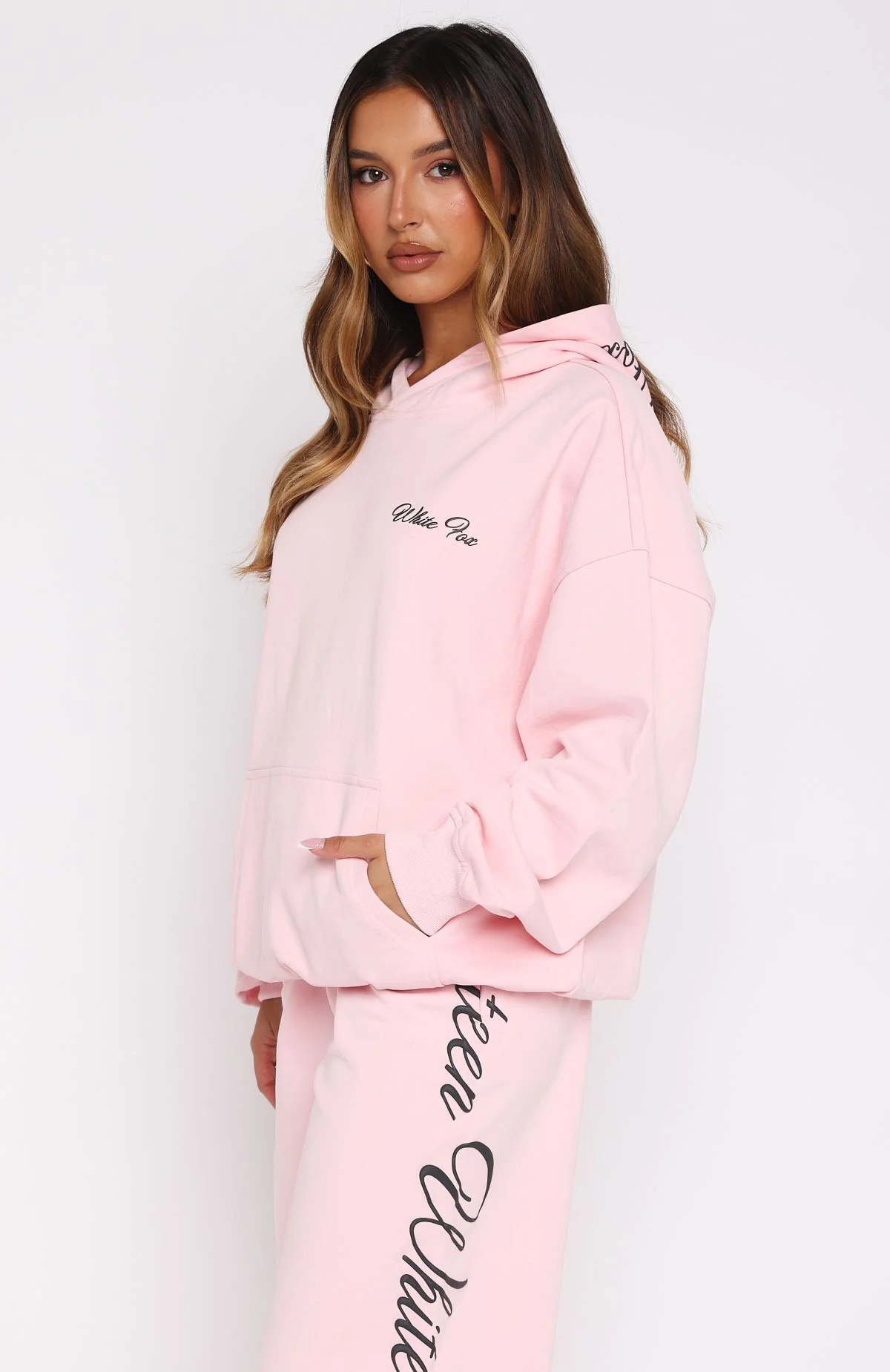 Lucky Thirteen Shaya Oversized Hoodie Soft Pink