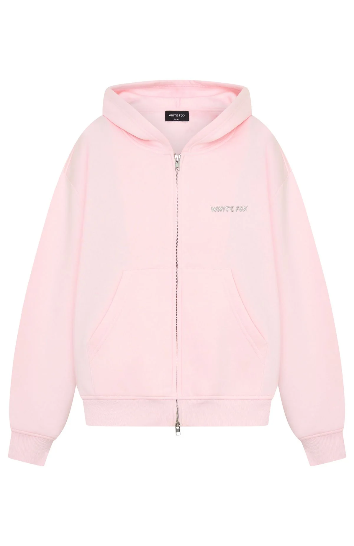 Test Drive Boxy Zip Front Hoodie Icy Pink