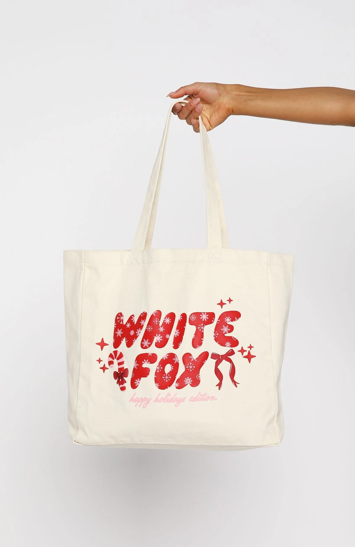 Christmas Feeling Tote Bag Cream
