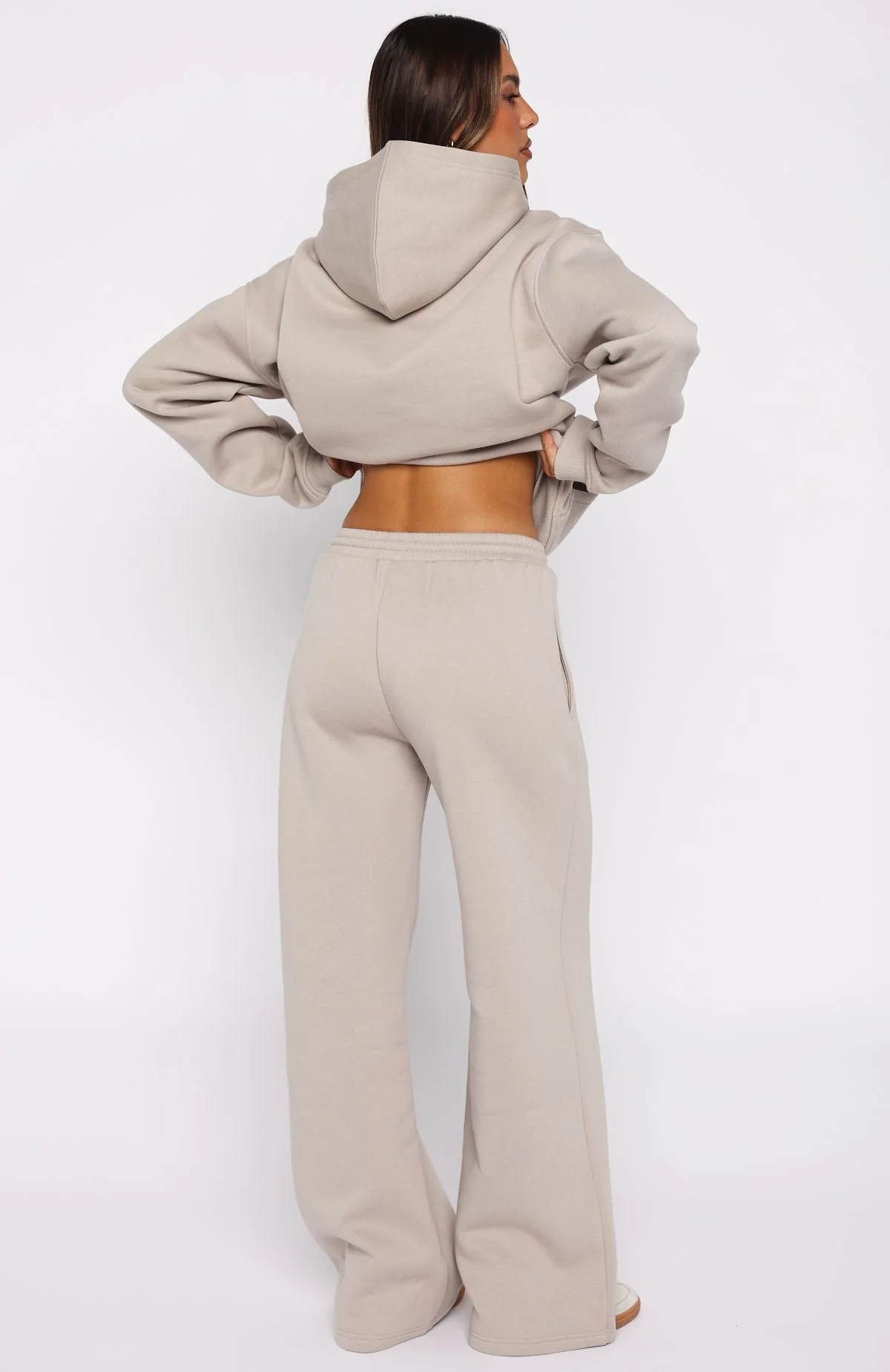 From The Archives Kenzie Wide Leg Sweatpants Moon