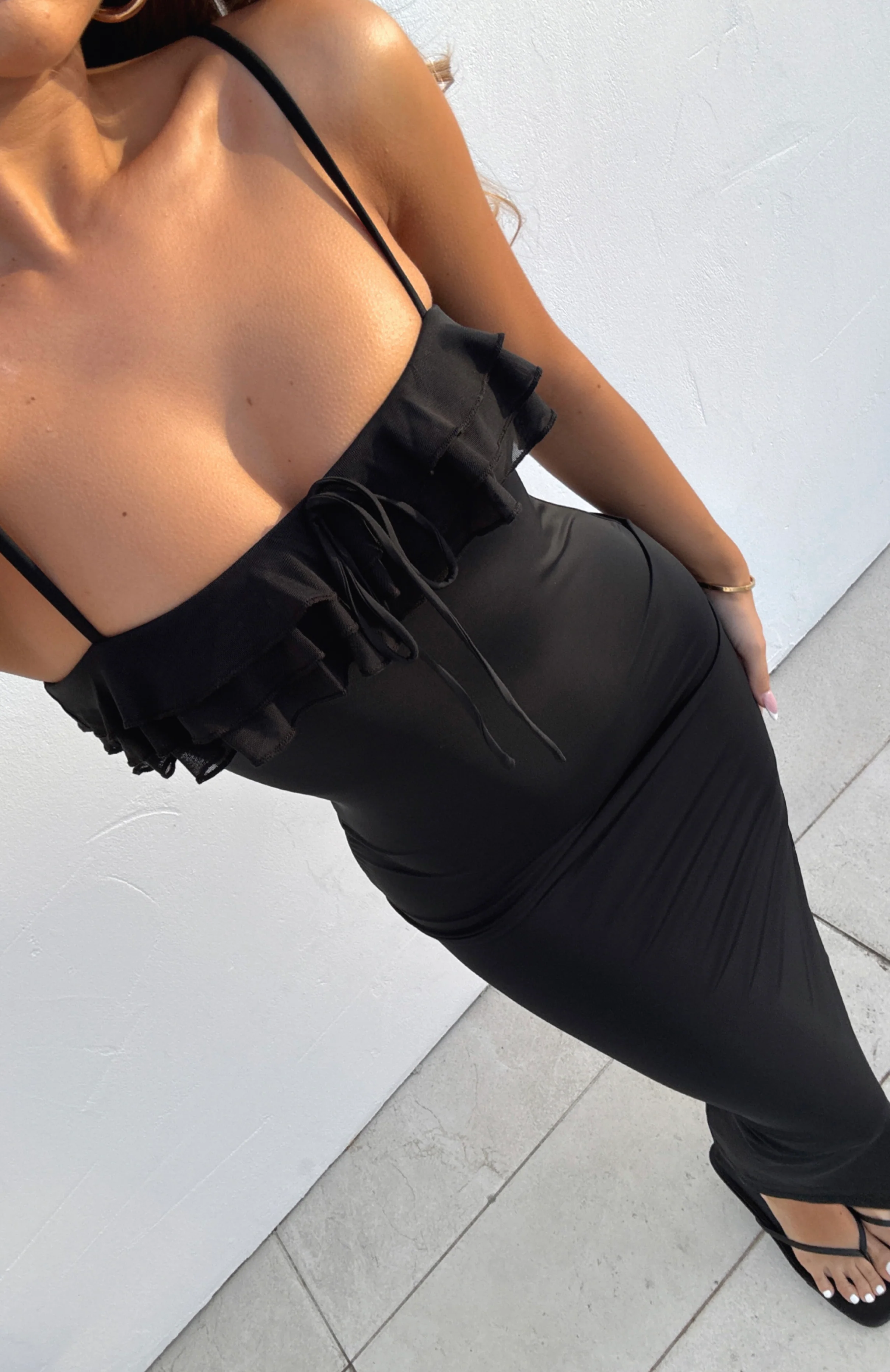 I'm Your Favourite Midi Dress Black