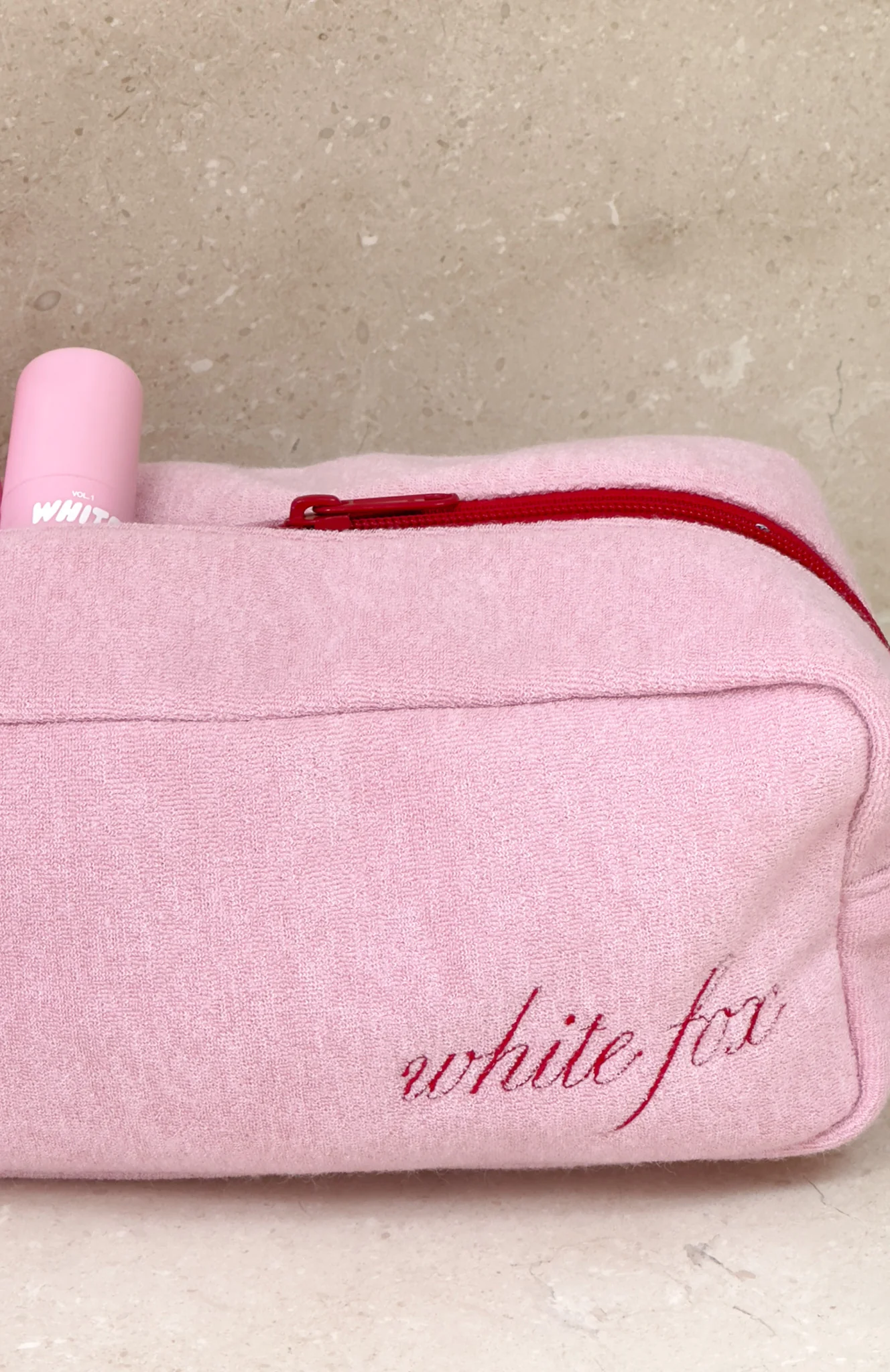Lillian Cosmetic Bag Baby Pink