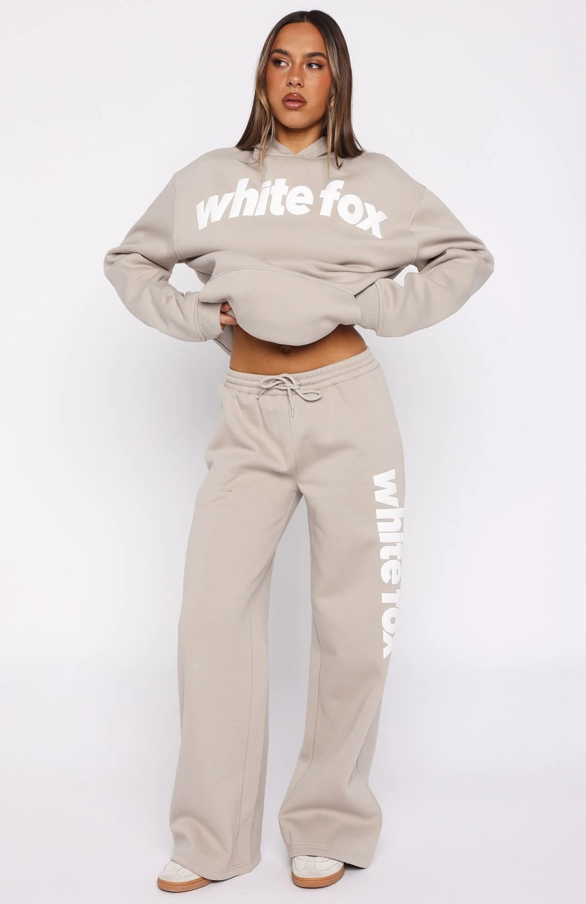From The Archives Kenzie Wide Leg Sweatpants Moon